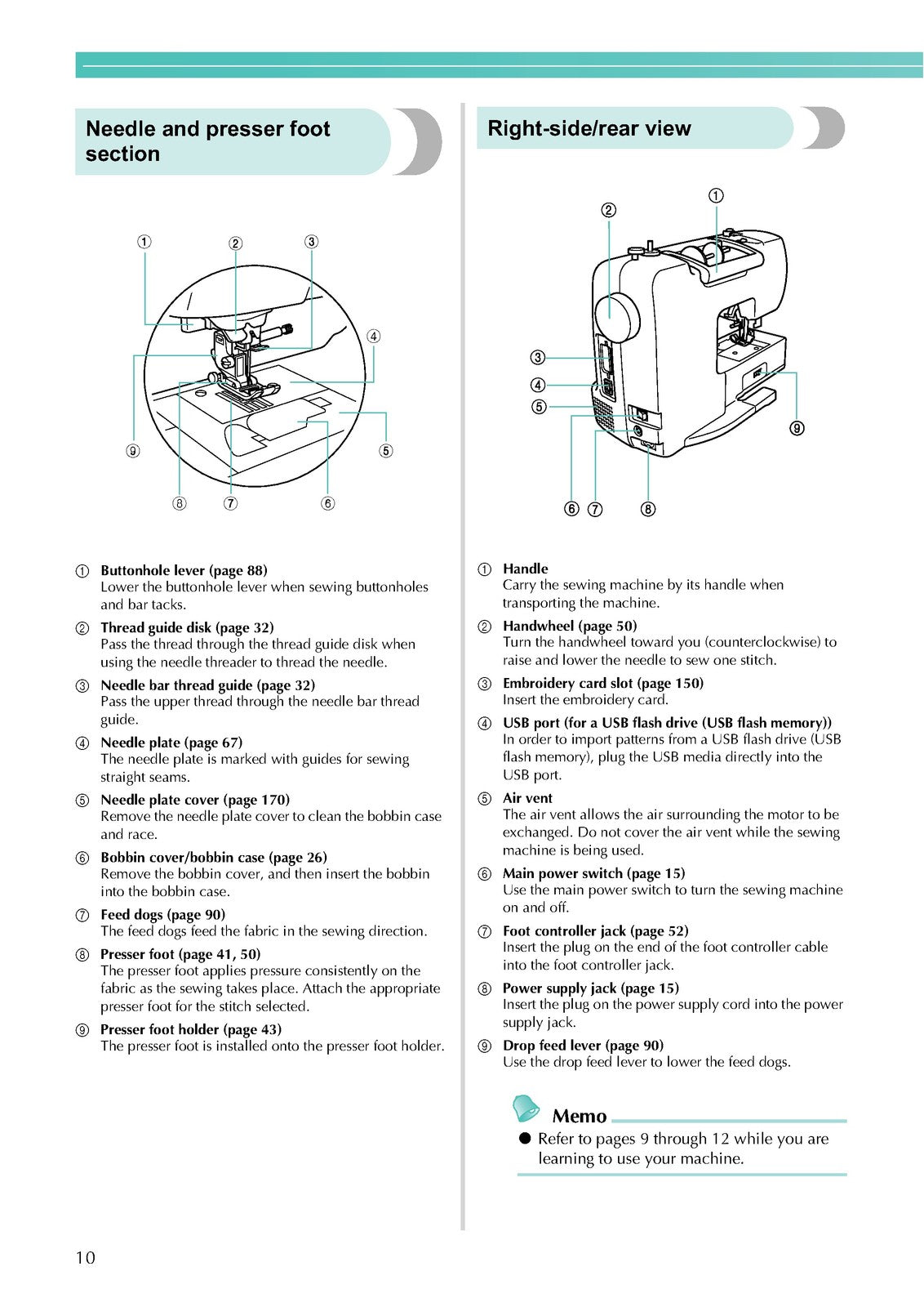 BABY LOCK Sofia 2 BL137A2 Sewing Machine Instruction Manual - WIRE BOUND