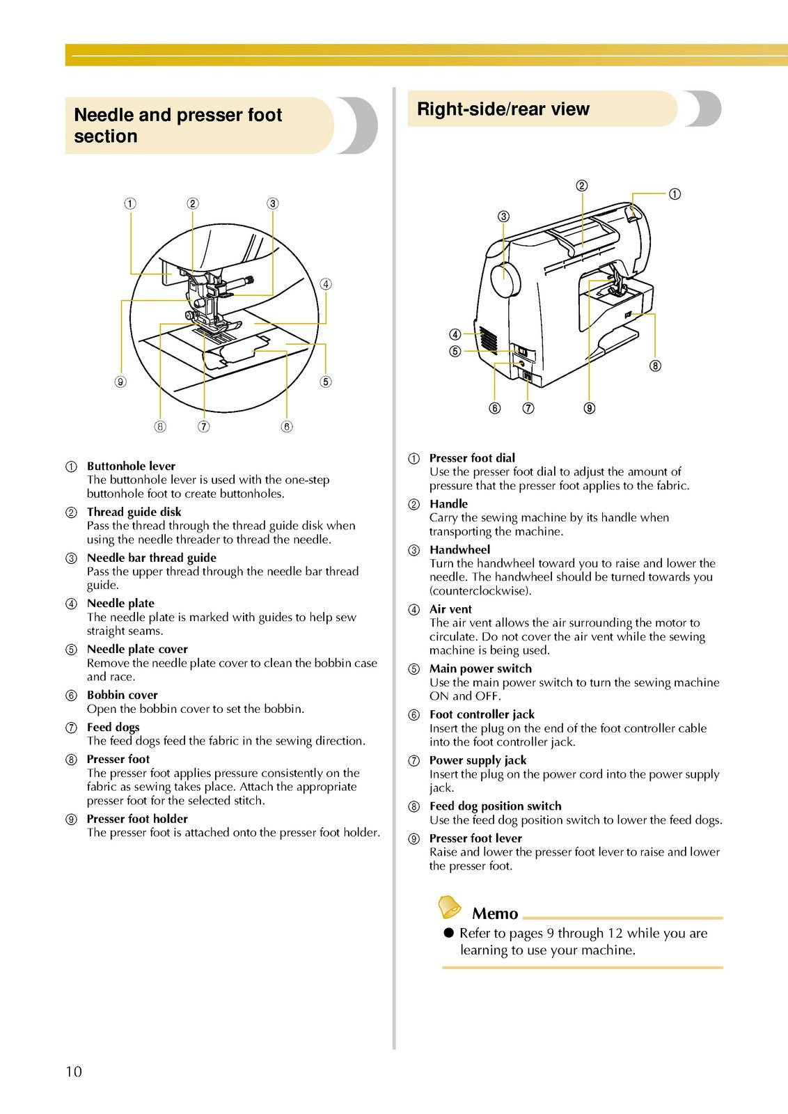 BABY LOCK Quilters Choice BLQC2 Sewing Machine Instruction Manual - WIRE BOUND