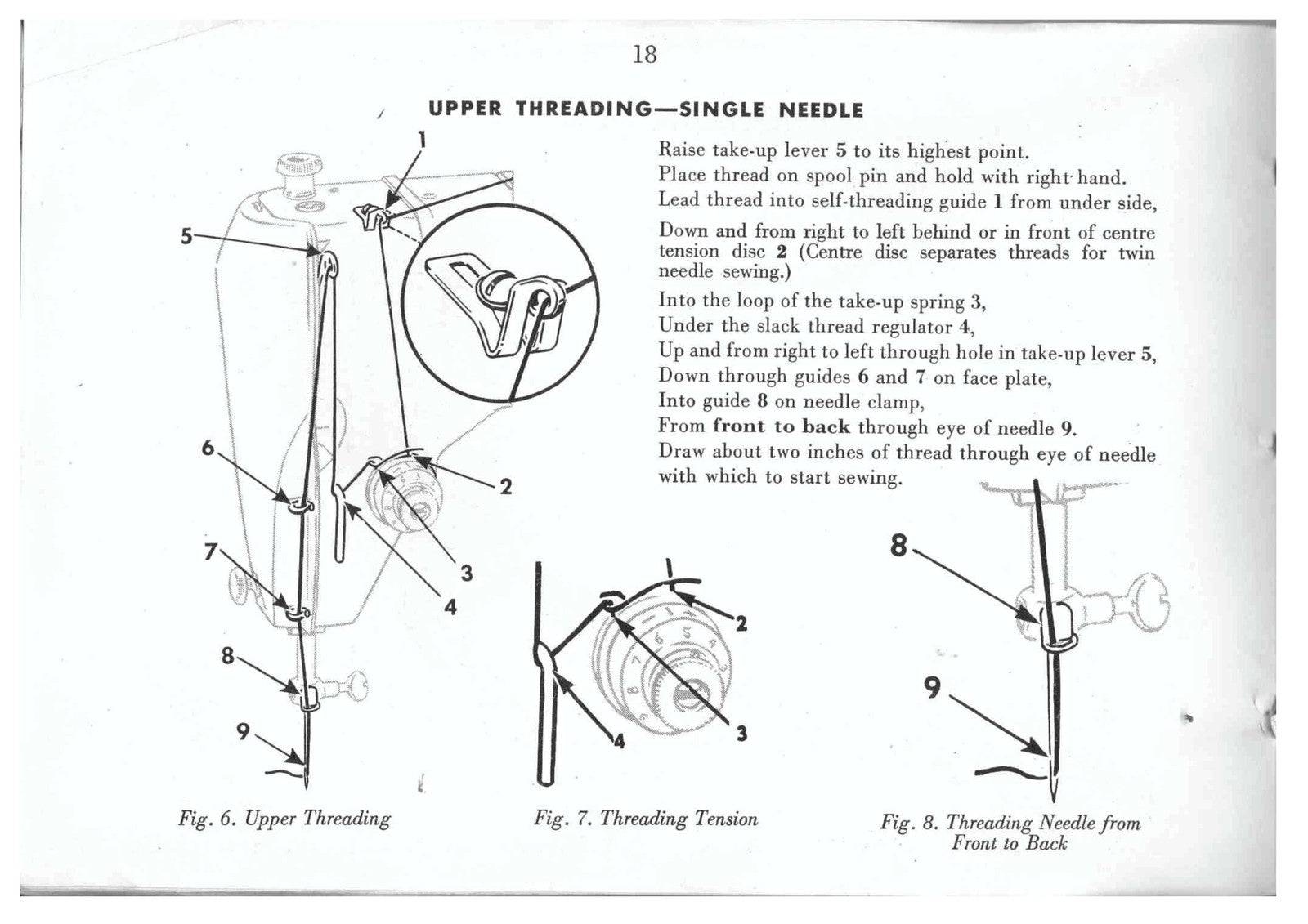 SINGER 319K2 Sewing Machine Instruction Manual 1956 - WIRE BOUND - TOUGH COVERS