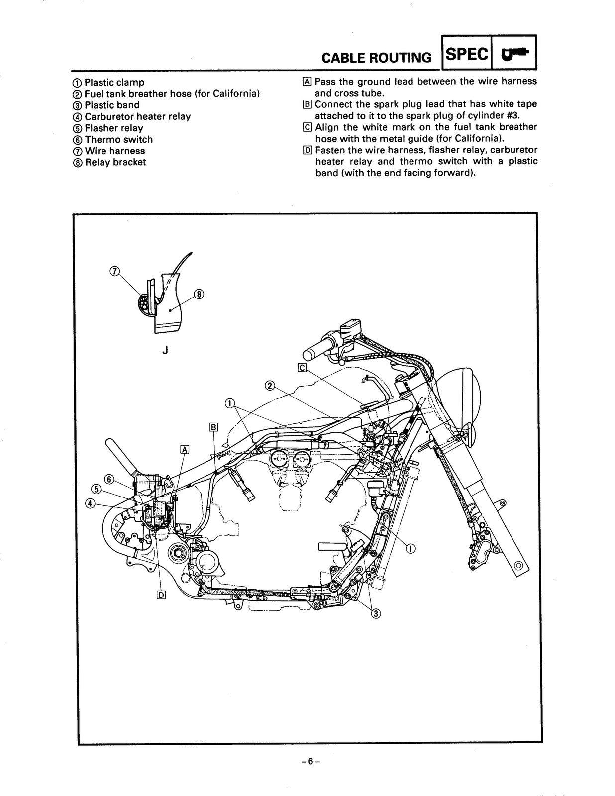 YAMAHA Royal Star XVZ13 Tour Classic Service Manual 1996-2001 - WIRE BOUND