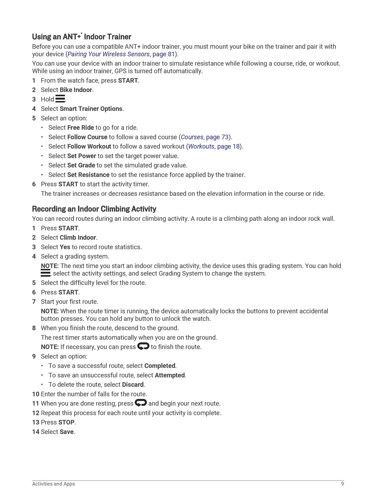 GARMIN Forerunner 945 Owners Manual 2019 - STEEL WIRE BOUND - PROTECTIVE COVERS