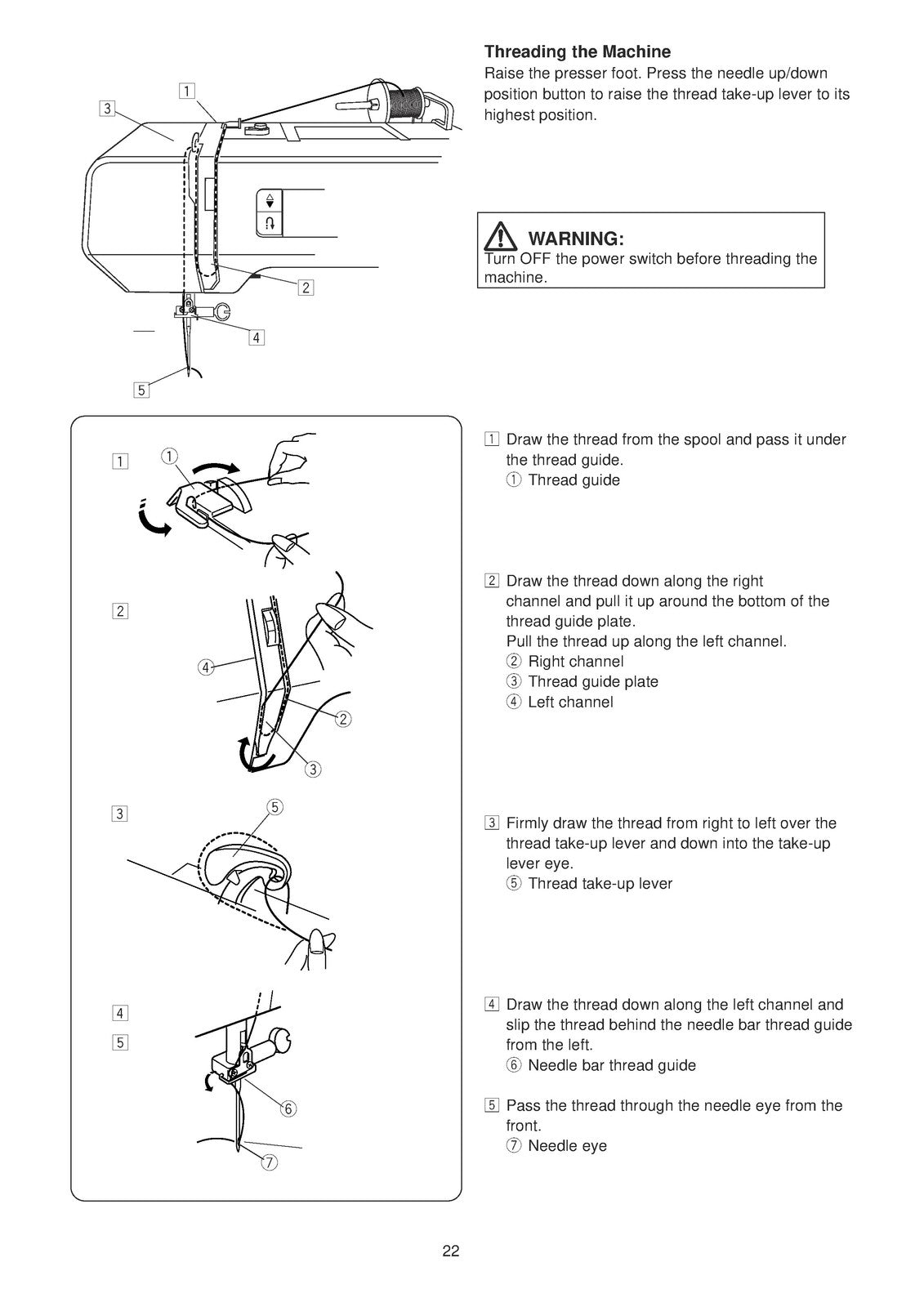 ALFA Compakt 500 Sewing Machine Instruction Book Manual - WIRE BOUND - COVERS