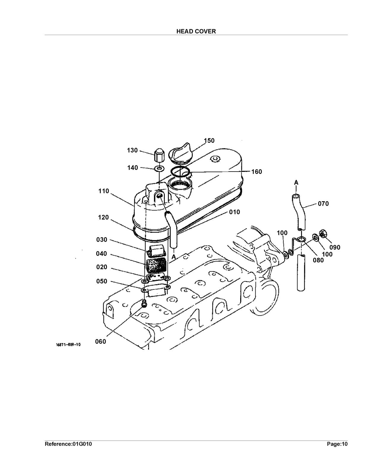 KUBOTA G1900 Parts Manual - STEEL WIRE BOUND - PROTECTIVE COVERS