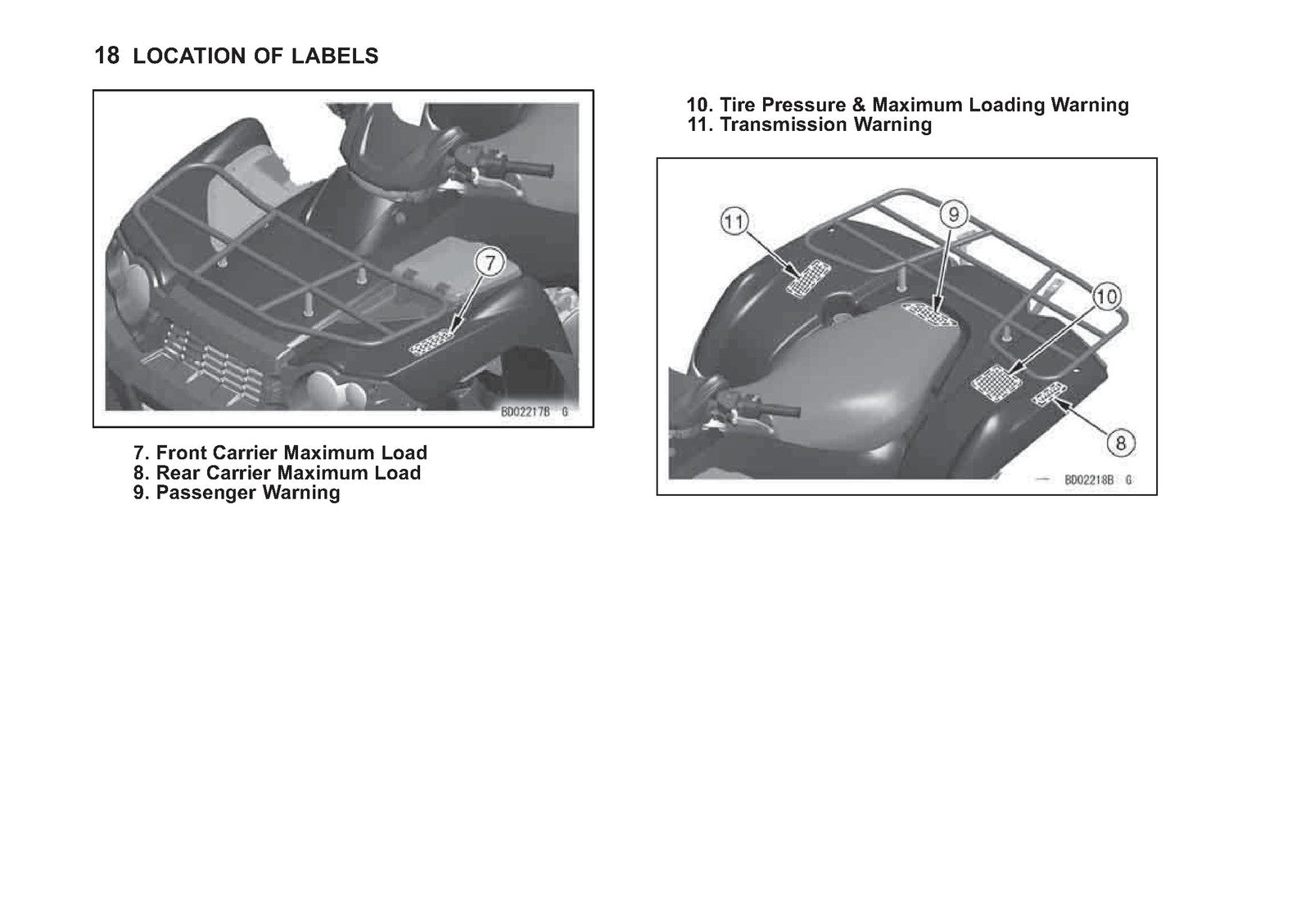 KAWASAKI Brute Force 650 4x4i Owners Manual 2011 - WIRE BOUND - TOUGH COVERS