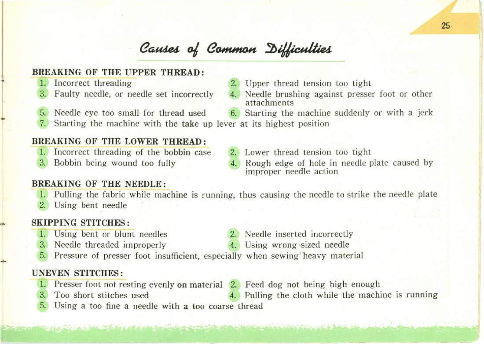 AUTOMATIC Super Zig-Zag Instruction Manual - STEEL WIRE BOUND - TOUGH COVERS