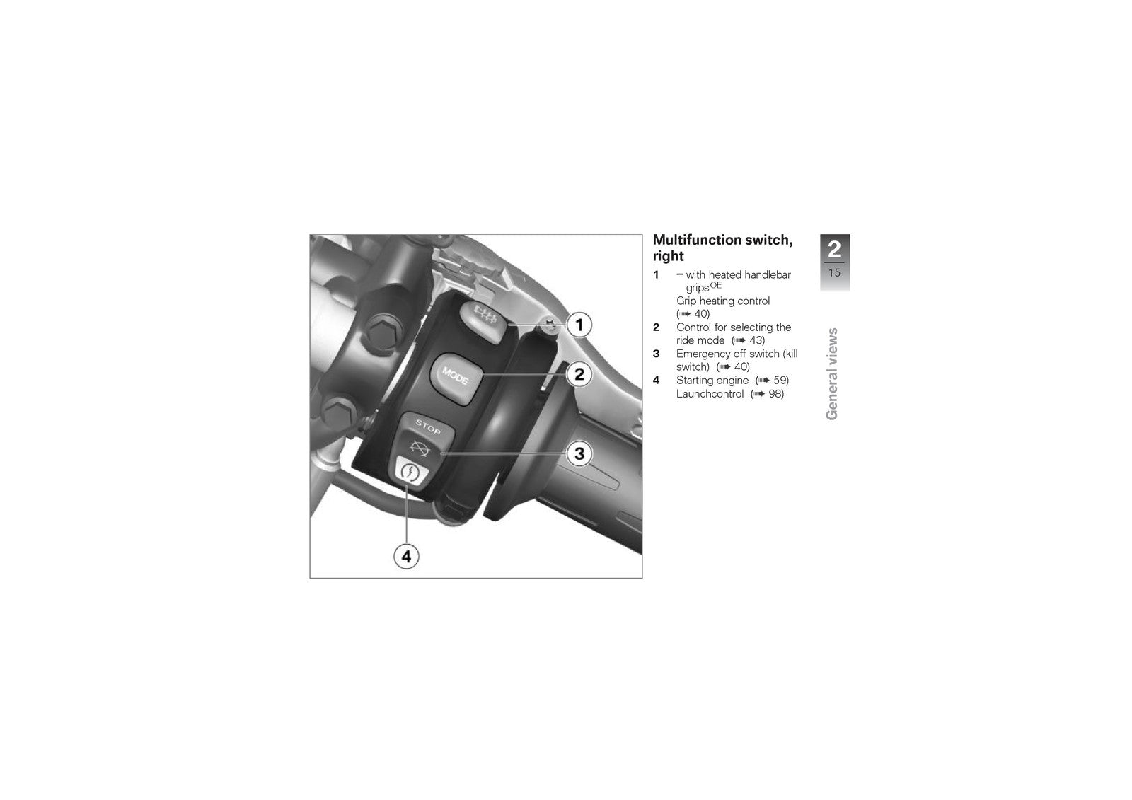 BMW HP4 Motorcycle Riders Manual - STEEL WIRE BOUND - PROTECTIVE COVERS