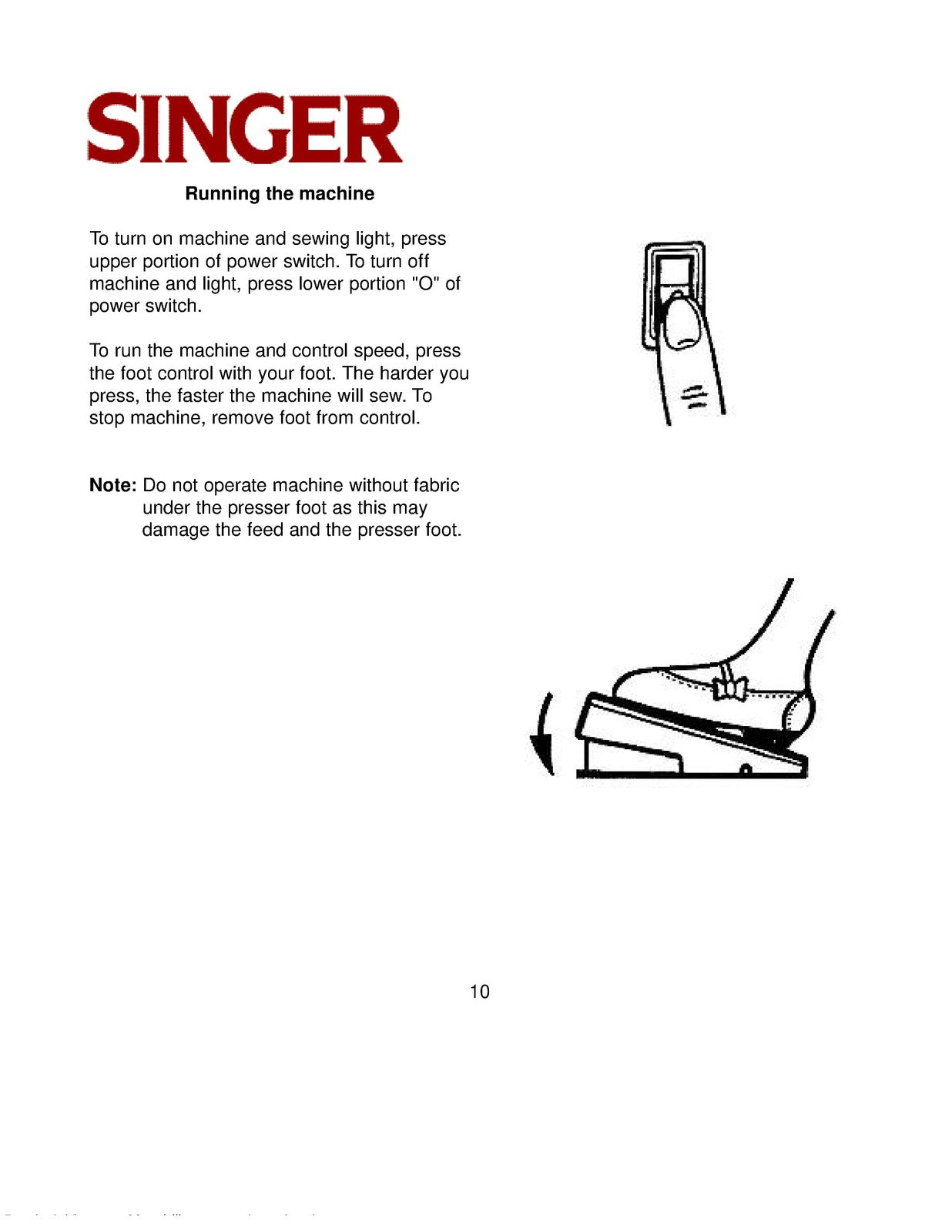 SINGER 5040 Instruction Book Manual - STEEL WIRE BOUND - PROTECTIVE COVERS