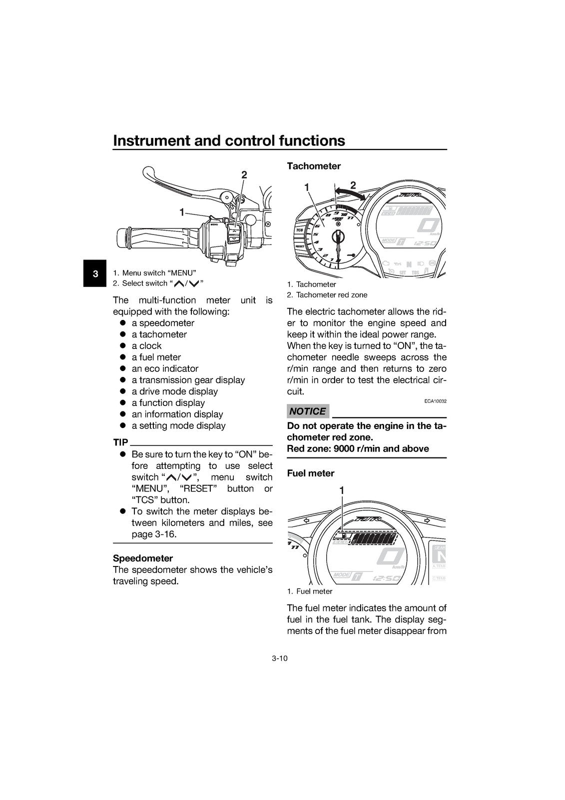 YAMAHA FJR1300 FJR1300AE Motorcycle Owners Manual 2018 - WIRE BOUND - COVERS