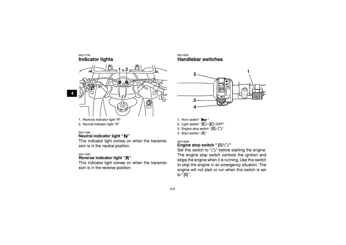 YAMAHA YFM125GD Grizzly 125 ATV Owners Manual 2012 - WIRE BOUND - TOUGH COVERS