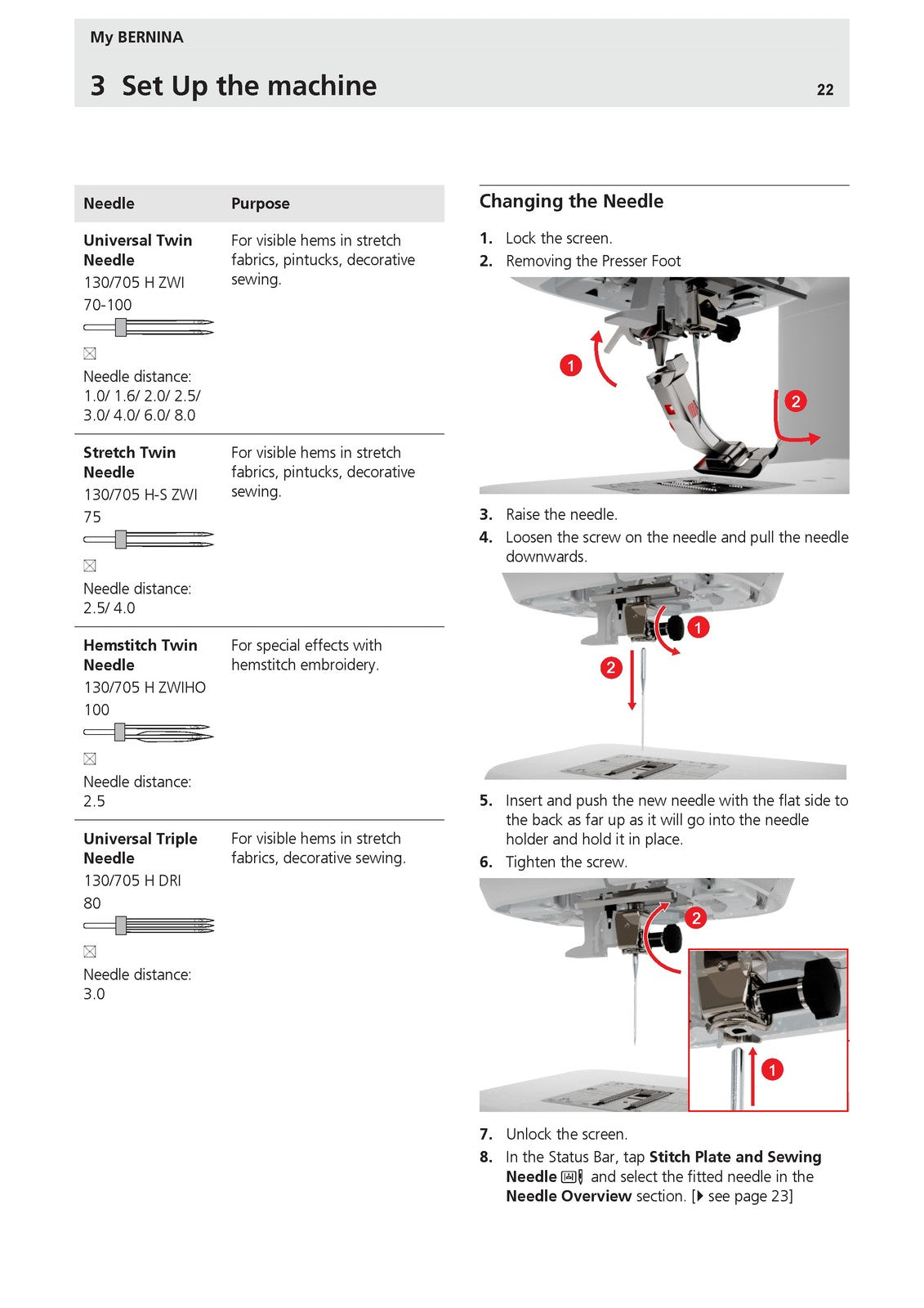 BERNINA 335 Sewing Machine User Manual 2025 - STEEL WIRE BOUND - TOUGH COVERS