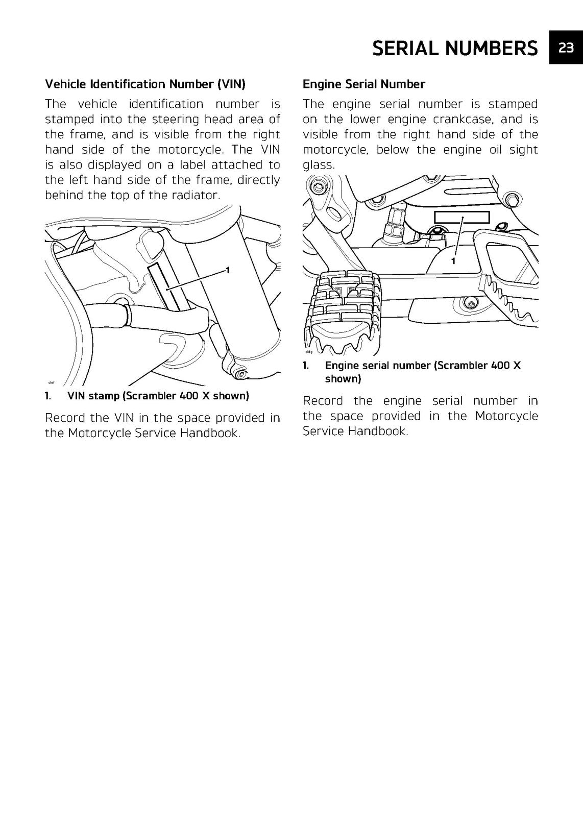 TRIUMPH Speed 400 Scrambler 400 X Owners Handbook Manual 2023 - WIRE BOUND