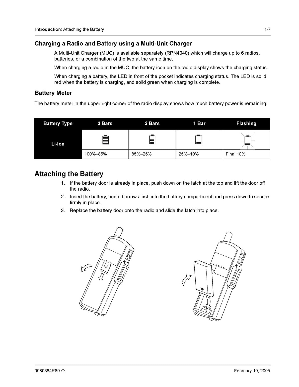 MOTOROLA DTR Series DTR550 DTR650 Two-Way Radio User Guide 2005 - WIRE BOUND