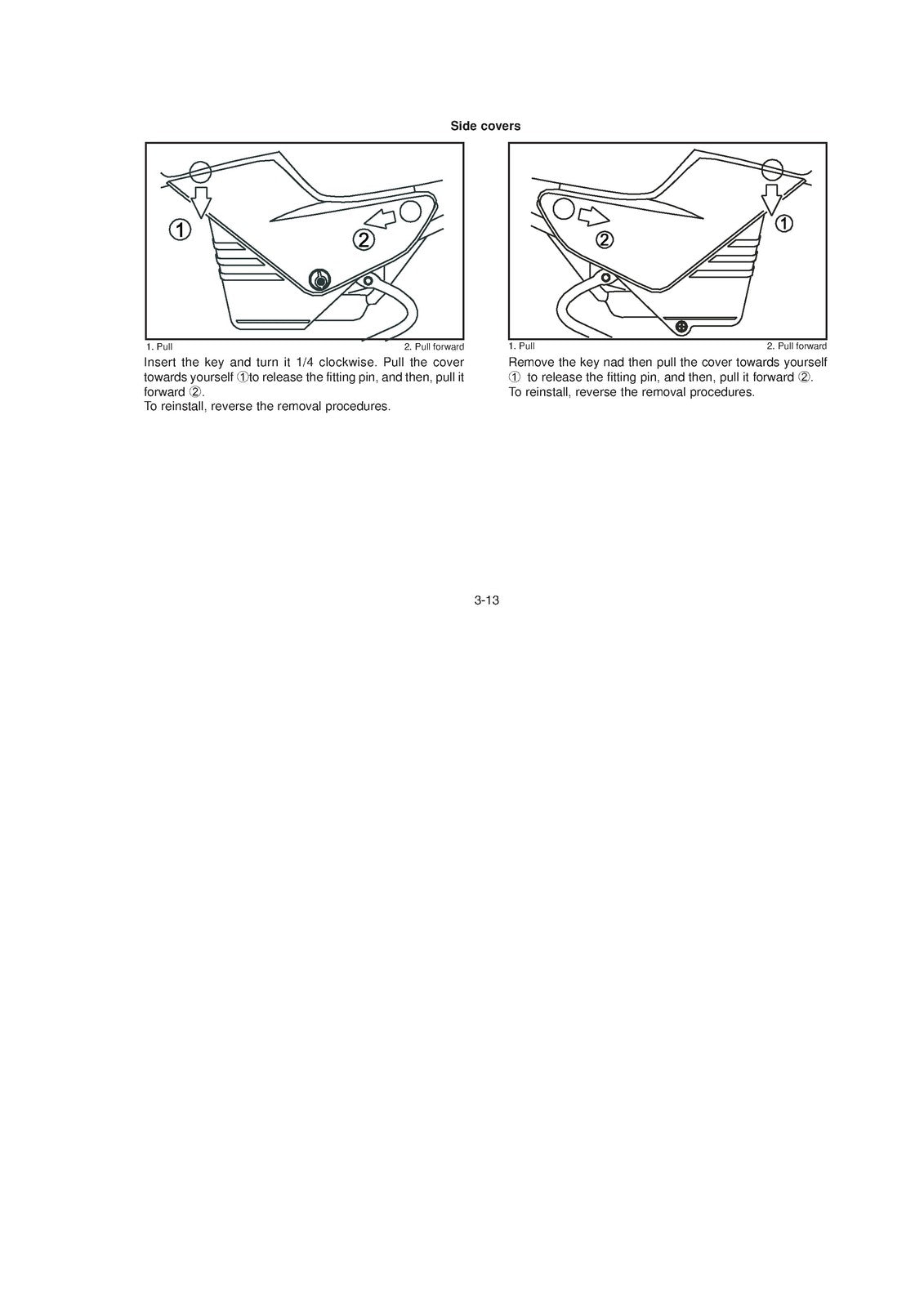 YAMAHA YBR125ED Motorcycle Owners Manual 2003 - STEEL WIRE BOUND - TOUGH COVERS