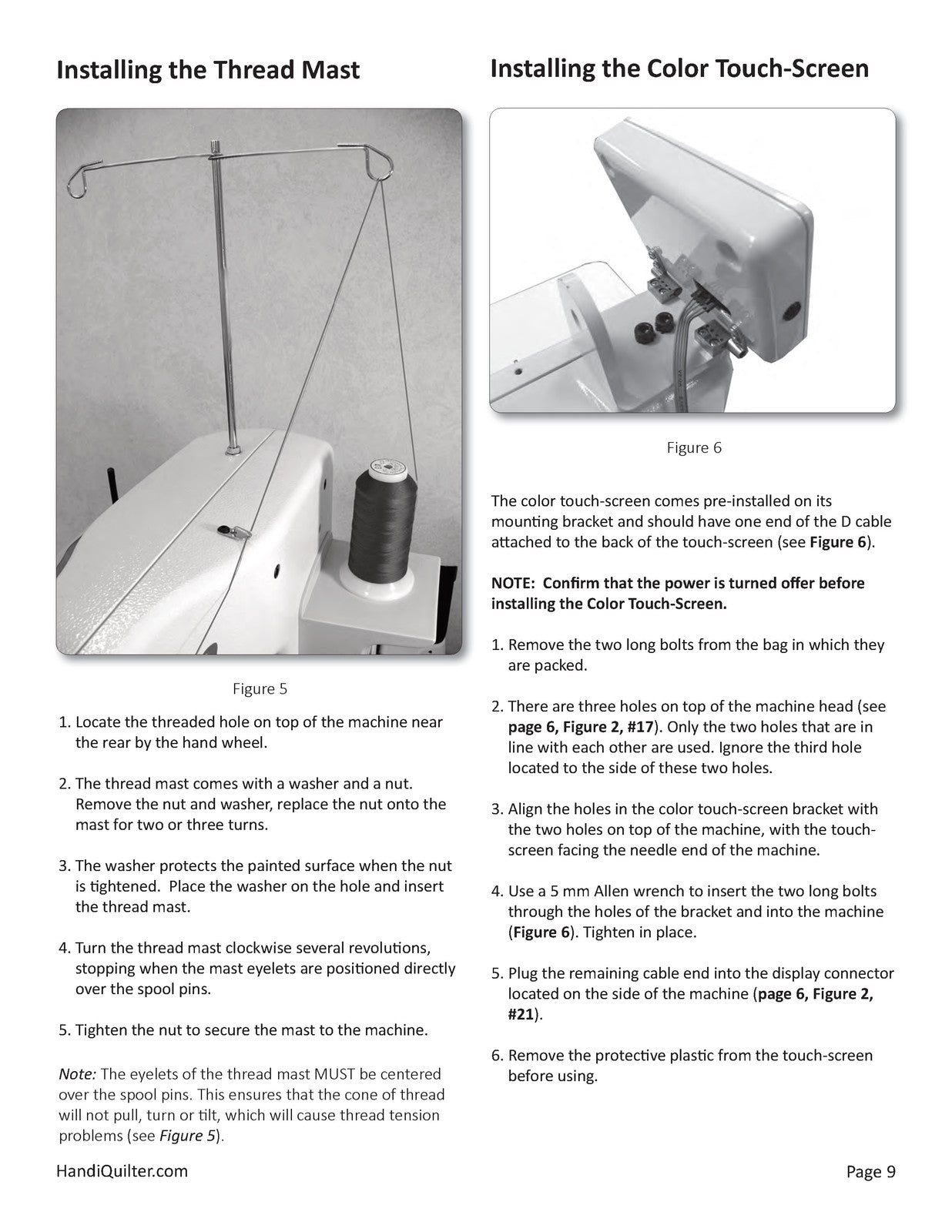 HANDI QUILTER HQ Sweet Sixteen User Manual QM30270, v 2.0, 2014, BOUND, COVERS