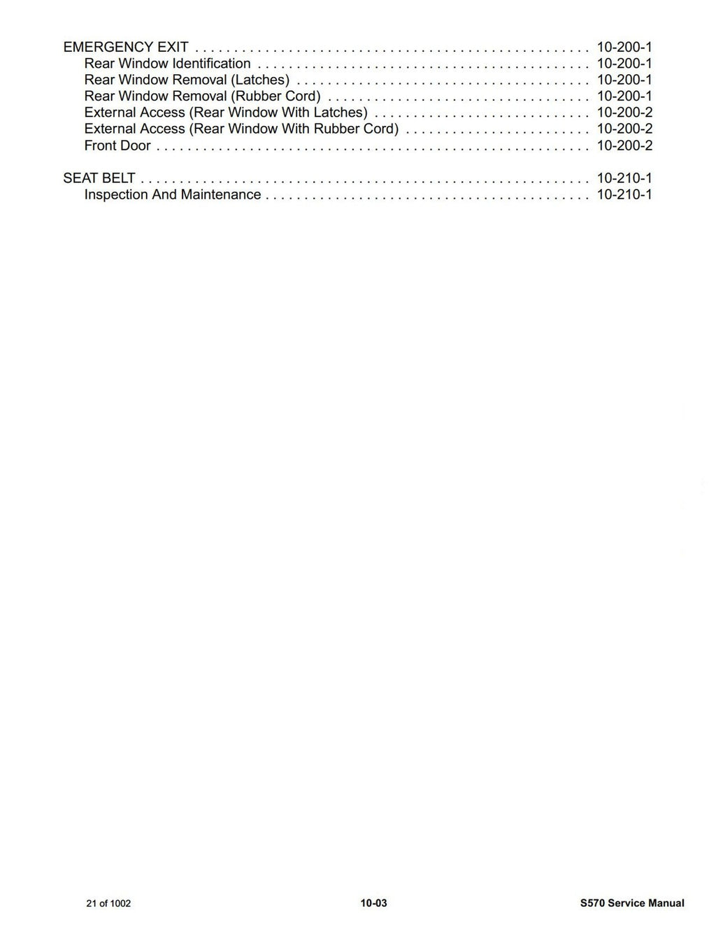 BOBCAT S570 SN ALM411001 and up Service Manual - BOUND - COVERS - XL FOLDOUTS