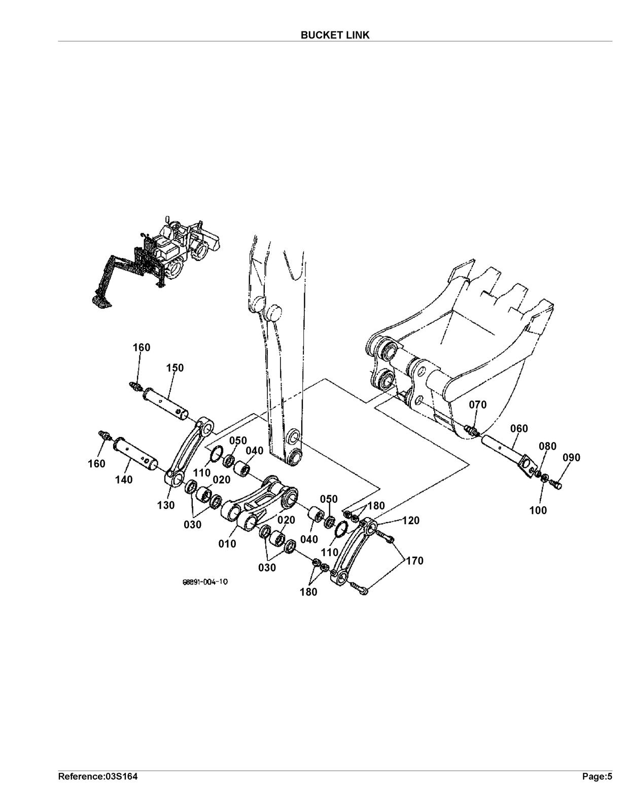 KUBOTA R420BH Backhoe Loader Parts Manual - STEEL WIRE BOUND - PROTECTIVE COVERS