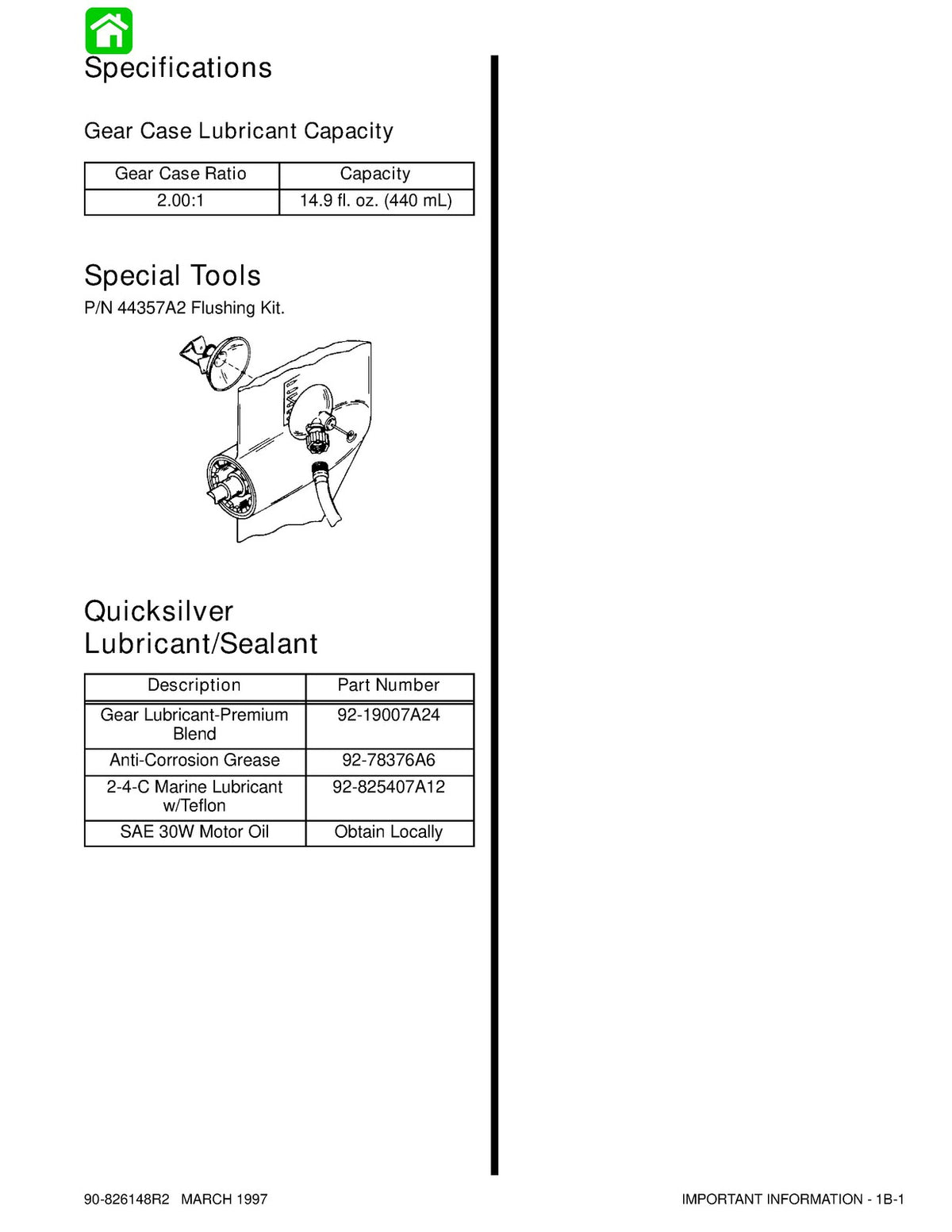 MERCURY MARINER 30 40 Marathon Sea Pro Outboard Service Manual 1997 - WIRE BOUND
