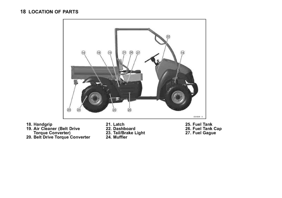 KAWASAKI Mule 600 Utility Vehicle Owners Manual 2012 - WIRE BOUND - TOUGH COVERS