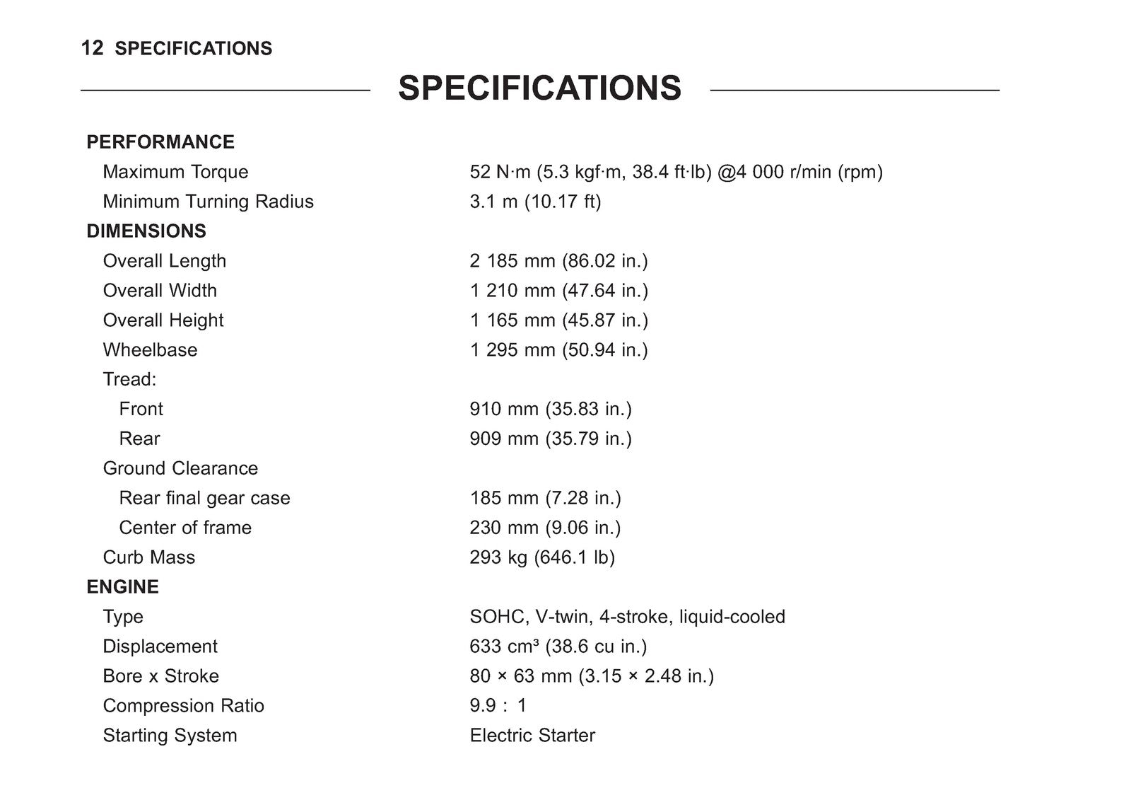 KAWASAKI Brute Force 650 4x4 Owners Manual 2013 - WIRE BOUND - TOUGH COVERS