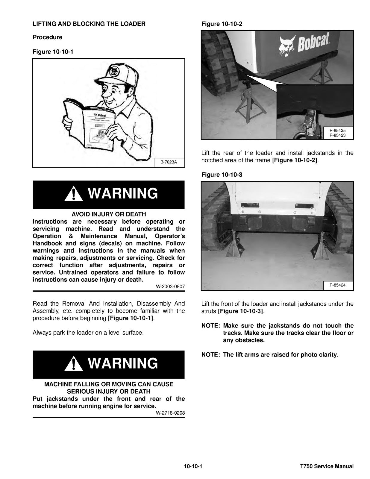 BOBCAT T750 Compact Track Loader Service Repair Manual WIRE BOUND, TOUGH COVERS