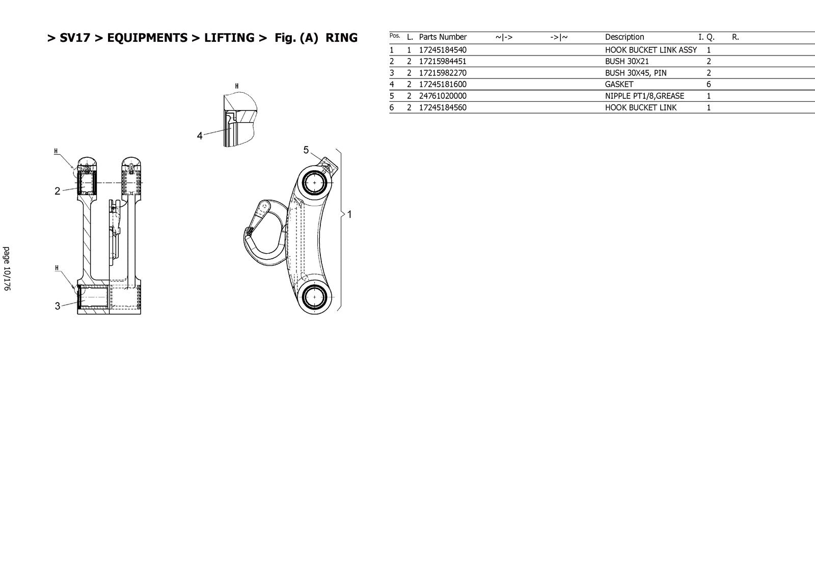 YANMAR SV17 Crawler Excavator Parts Catalog Manual - WIRE BOUND - TOUGH COVERS