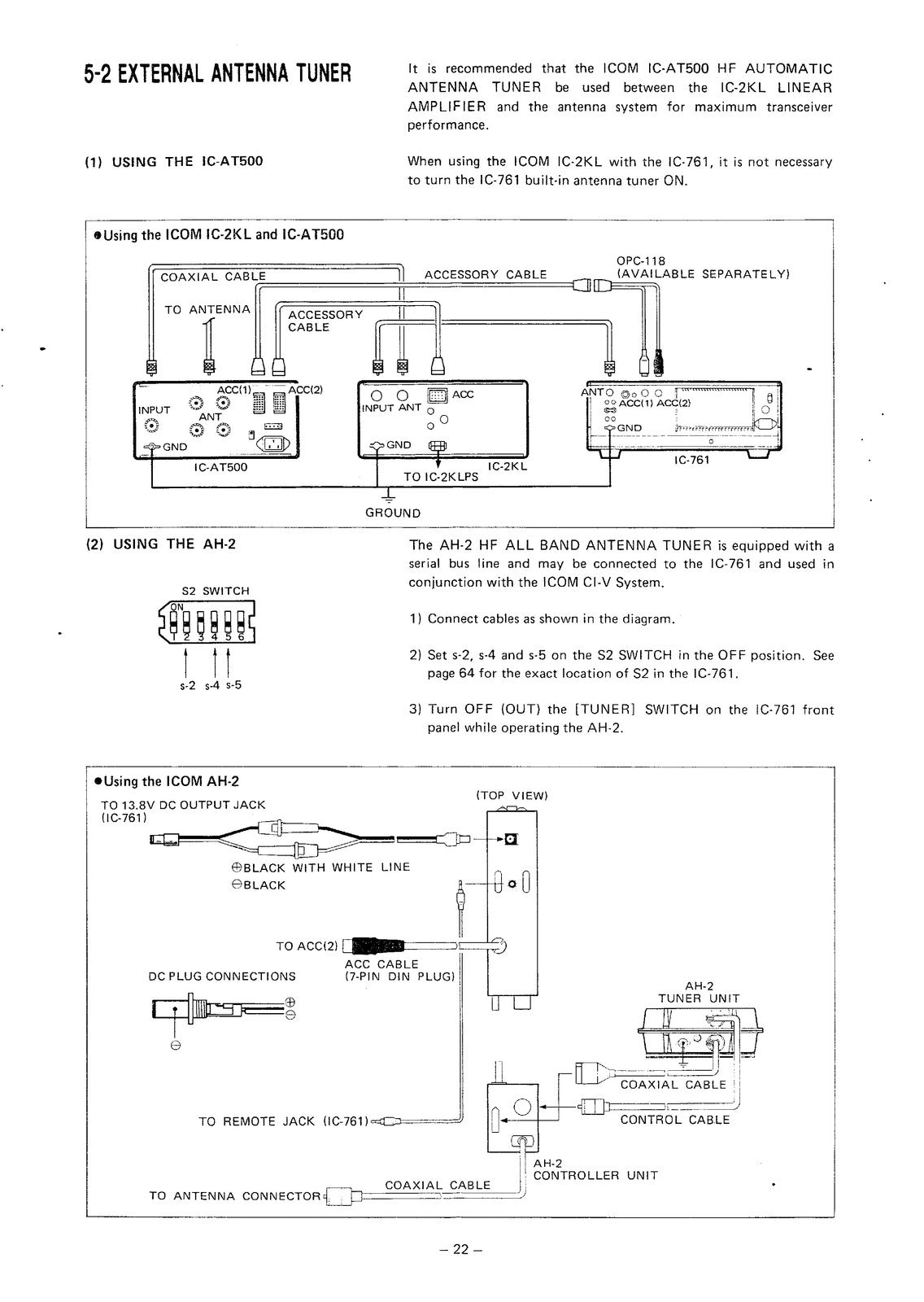 ICOM IC-761 HF Transceiver Instruction Manual - STEEL WIRE BOUND - TOUGH COVERS