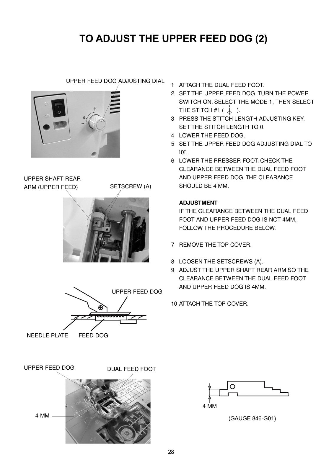 JANOME MC6600 Sewing Machine Service Manual 2005 - WIRE BOUND - TOUGH COVERS
