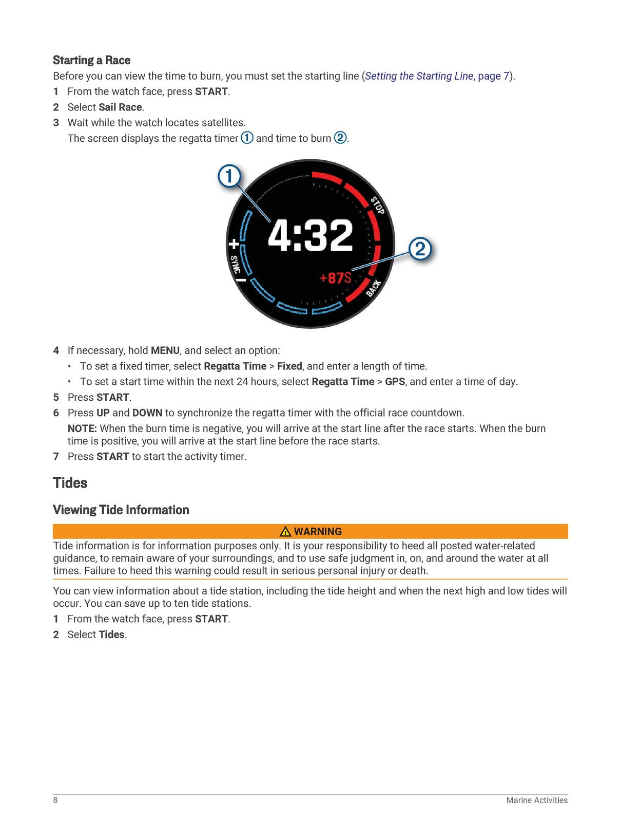 GARMIN Quatix 7 Standard 7 Pro 7 Sapphire 7X Solar Owners Manual 2022 - BOUND