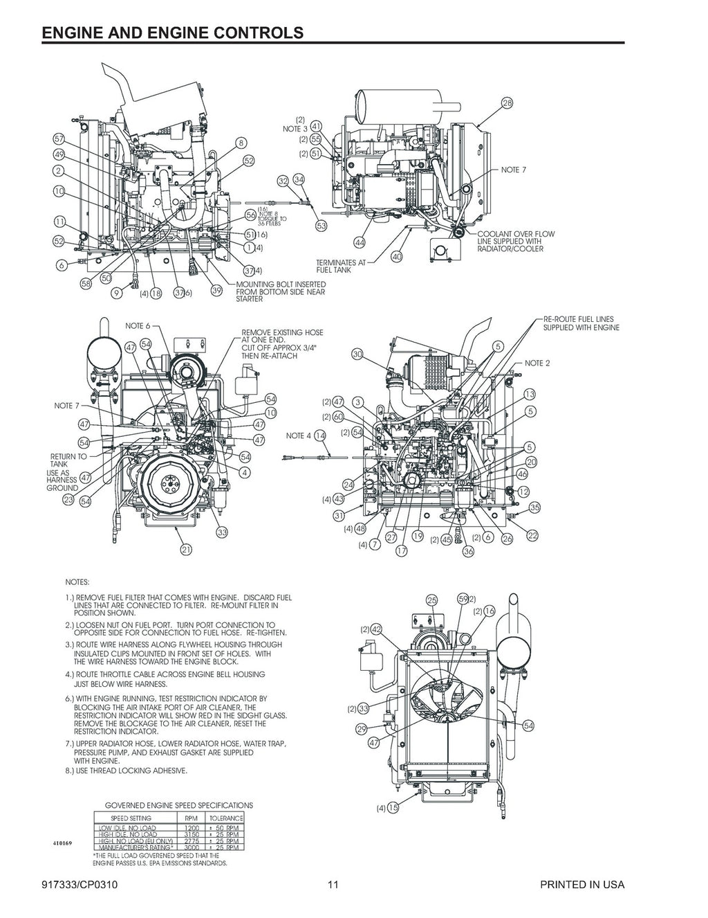 MUSTANG 2044 2054 SKID STEER PARTS MANUAL - WIRE BOUND - TOUGH COVERS