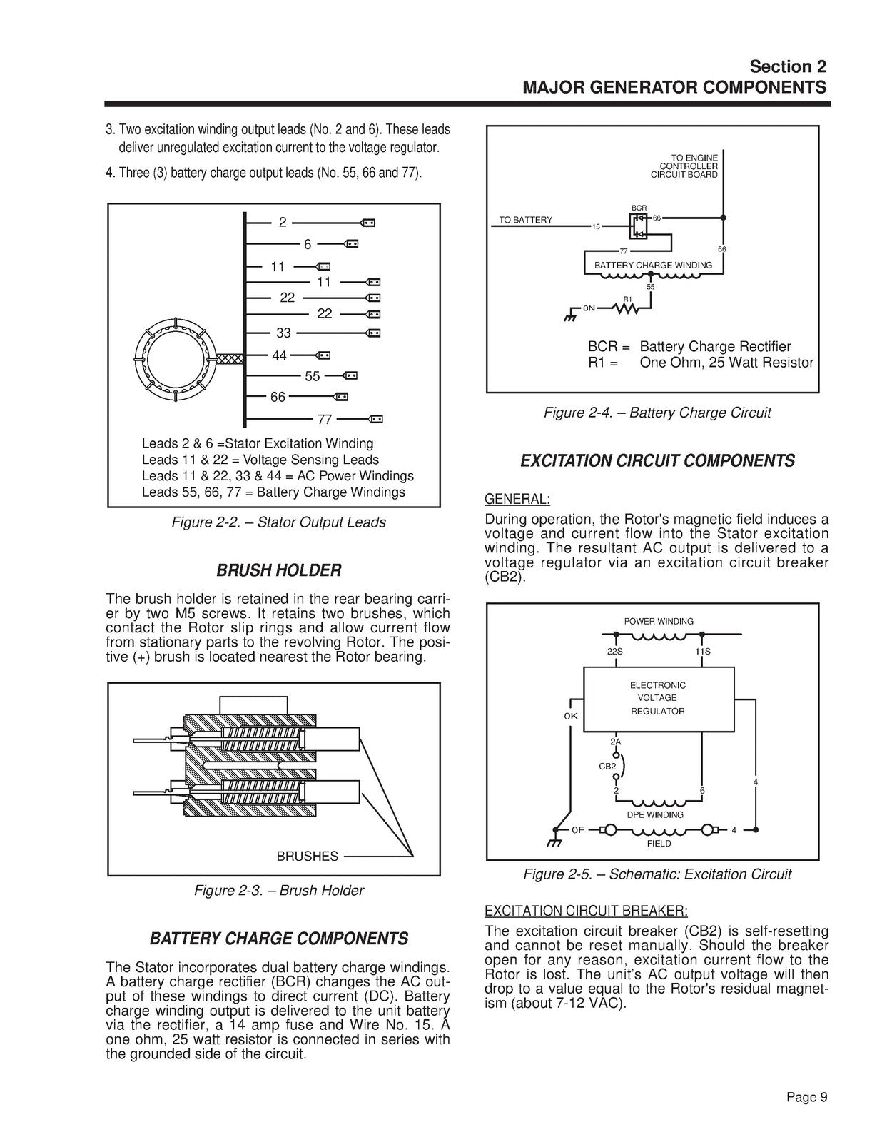 GUARDIAN QuietPact 75D RV Generator Diagnostic Repair Manual - WIRE BOUND