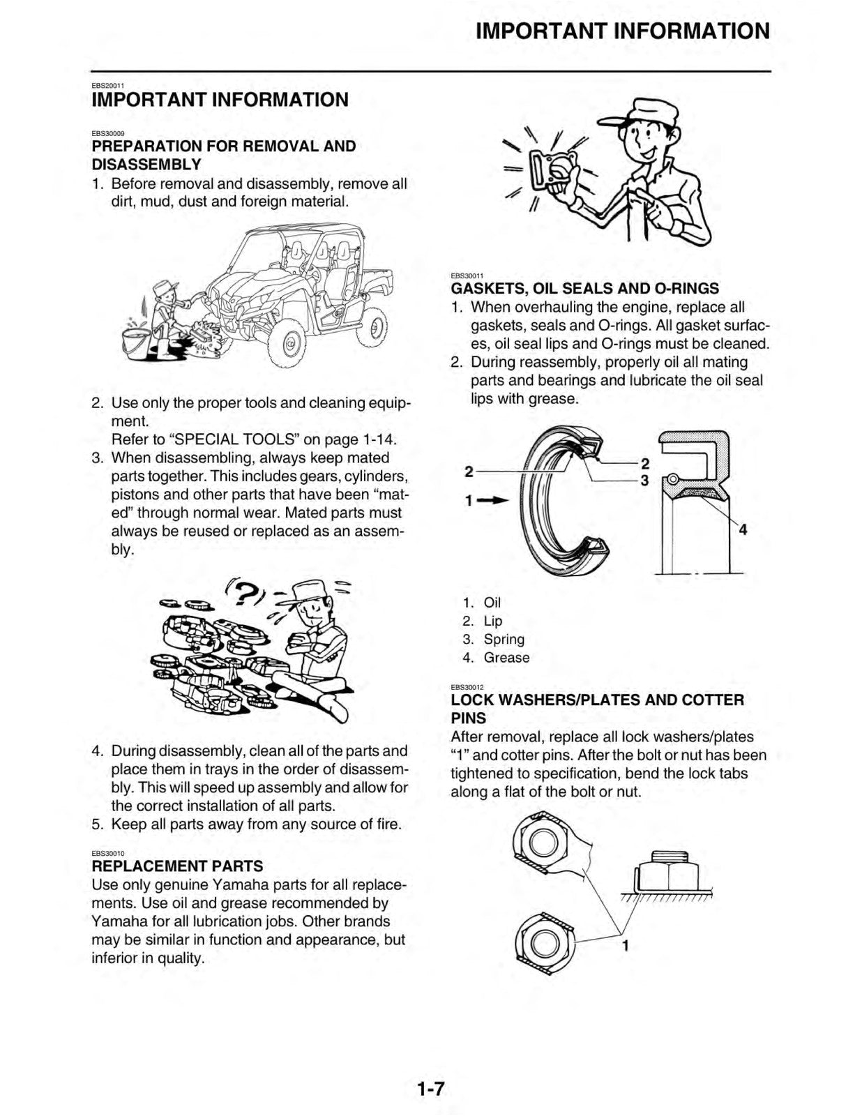 YAMAHA Viking Side-by-Side Service Manual 2016-2018 - WIRE BOUND - TOUGH COVERS