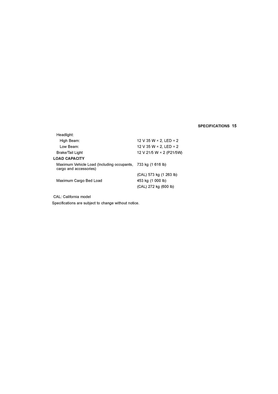 KAWASAKI Mule Pro-FXR Utility Vehicle Owners Manual 2019 - WIRE BOUND - COVERS