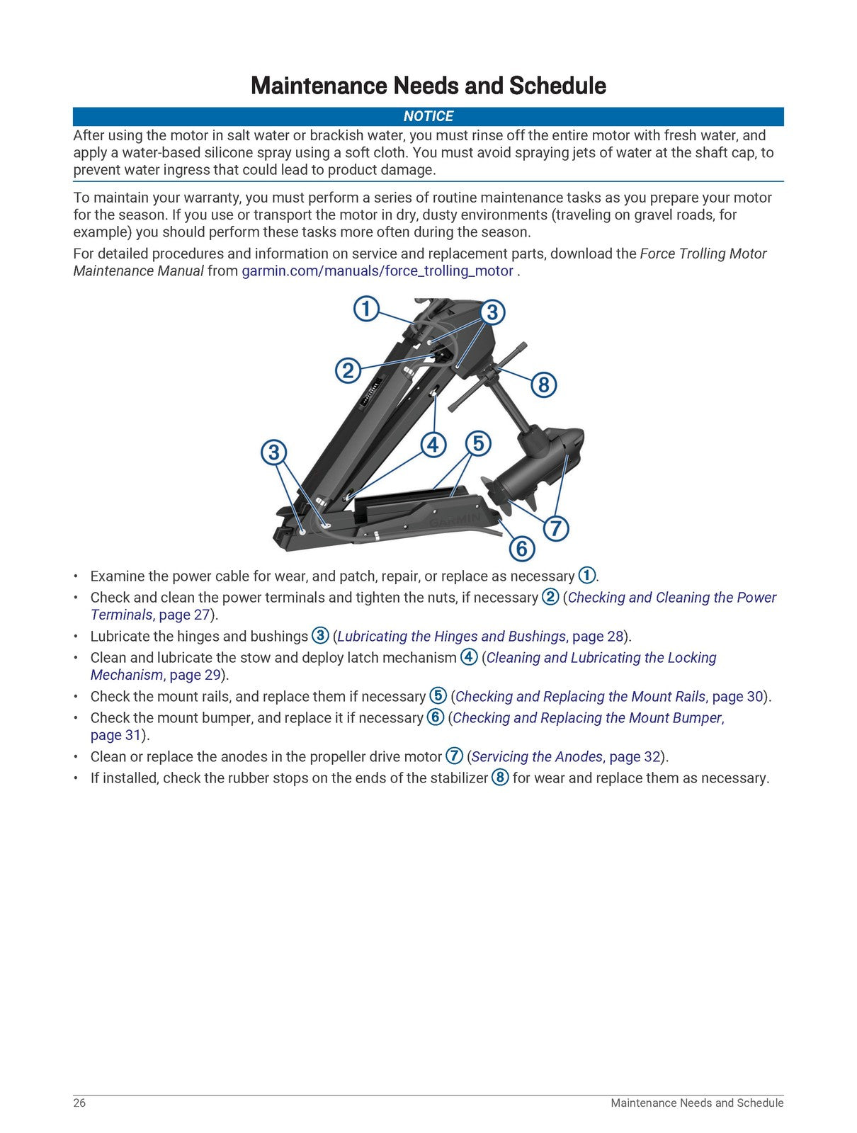 GARMIN Force Trolling Motor Owners Manual 2019 - STEEL WIRE BOUND - TOUGH COVERS