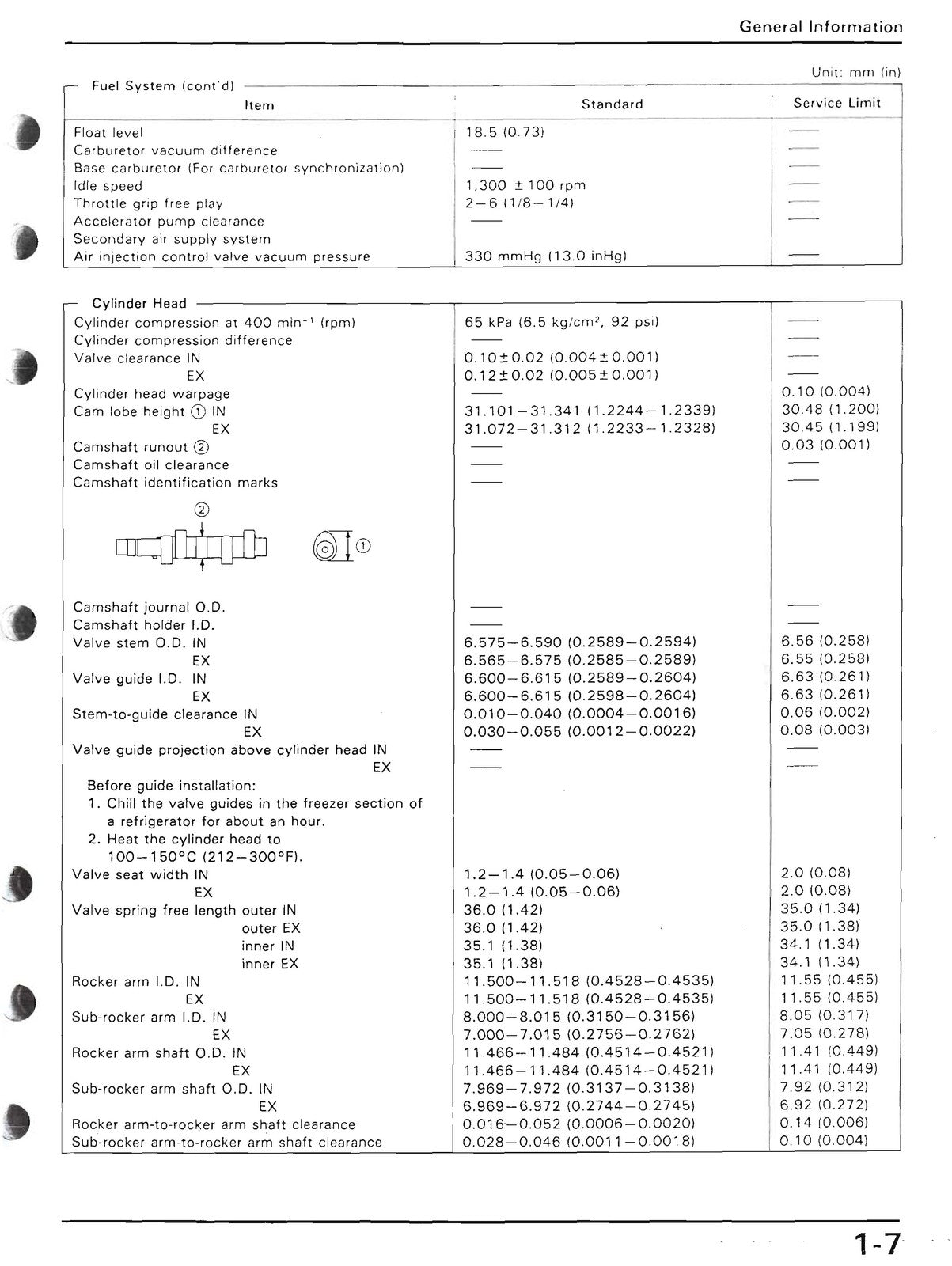HONDA XR650L Motorcycle Service Manual - STEEL WIRE BOUND - PROTECTIVE COVERS