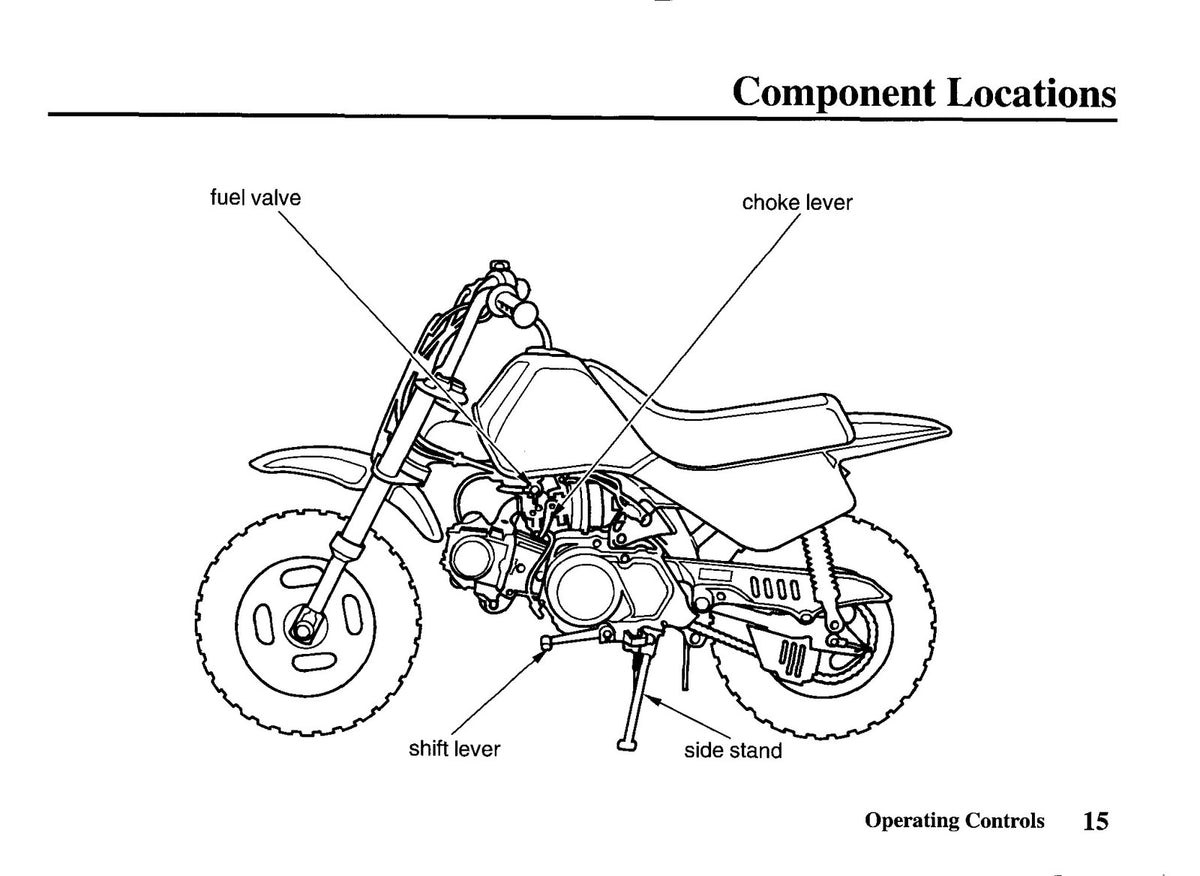 HONDA Z50R Motorcycle Owners Manual 1997 - STEEL WIRE BOUND - PROTECTIVE COVERS