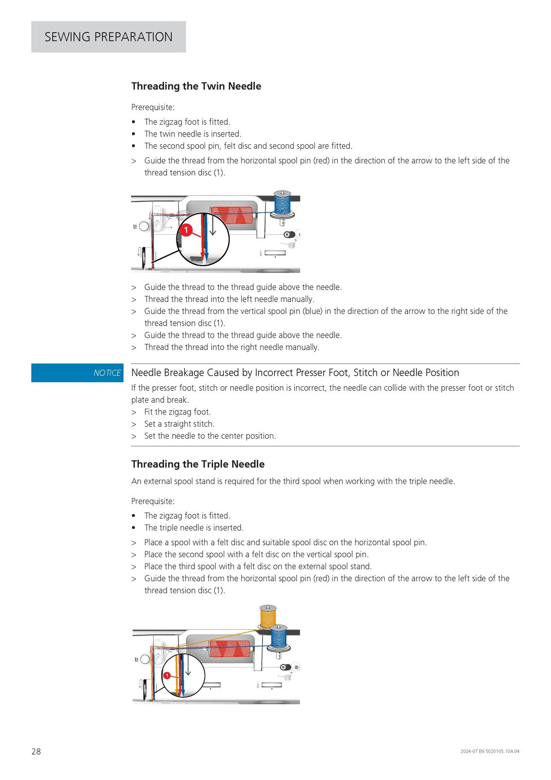 BERNINA Bernette B05 Crafter Sewing Machine User Manual 2024 - WIRE BOUND