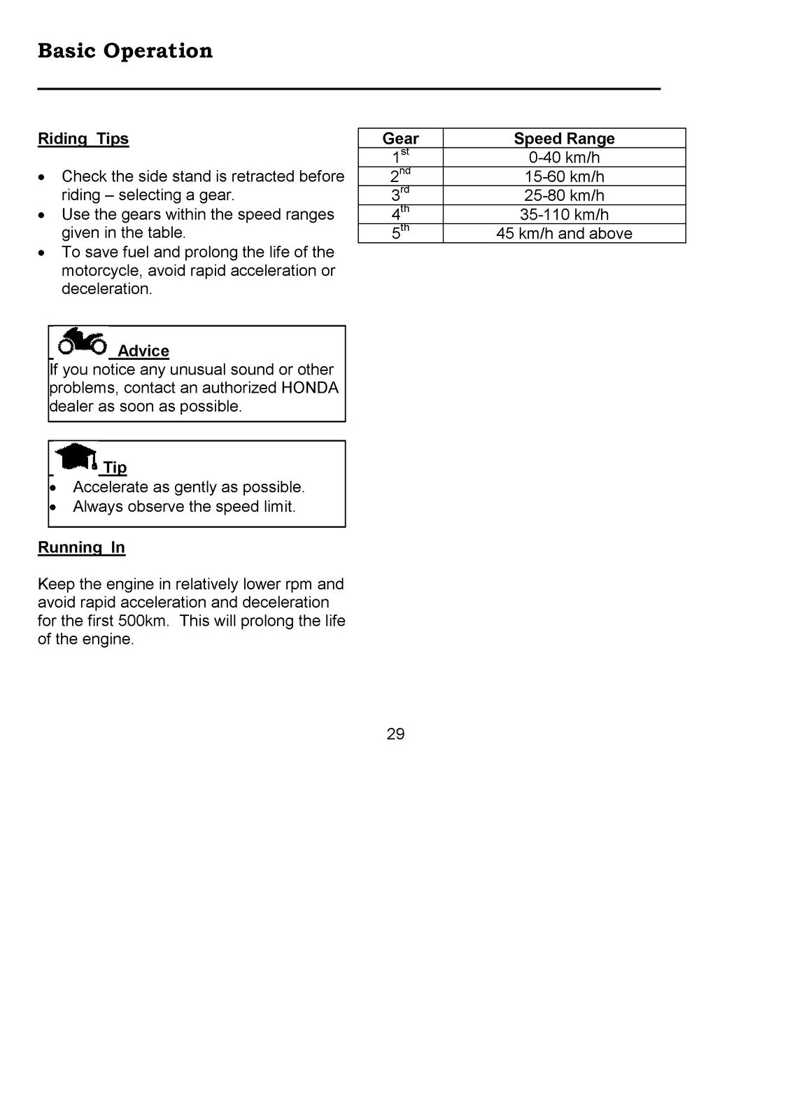 HONDA XR400M Owners Manual 2007 - STEEL WIRE BOUND - PROTECTIVE COVERS