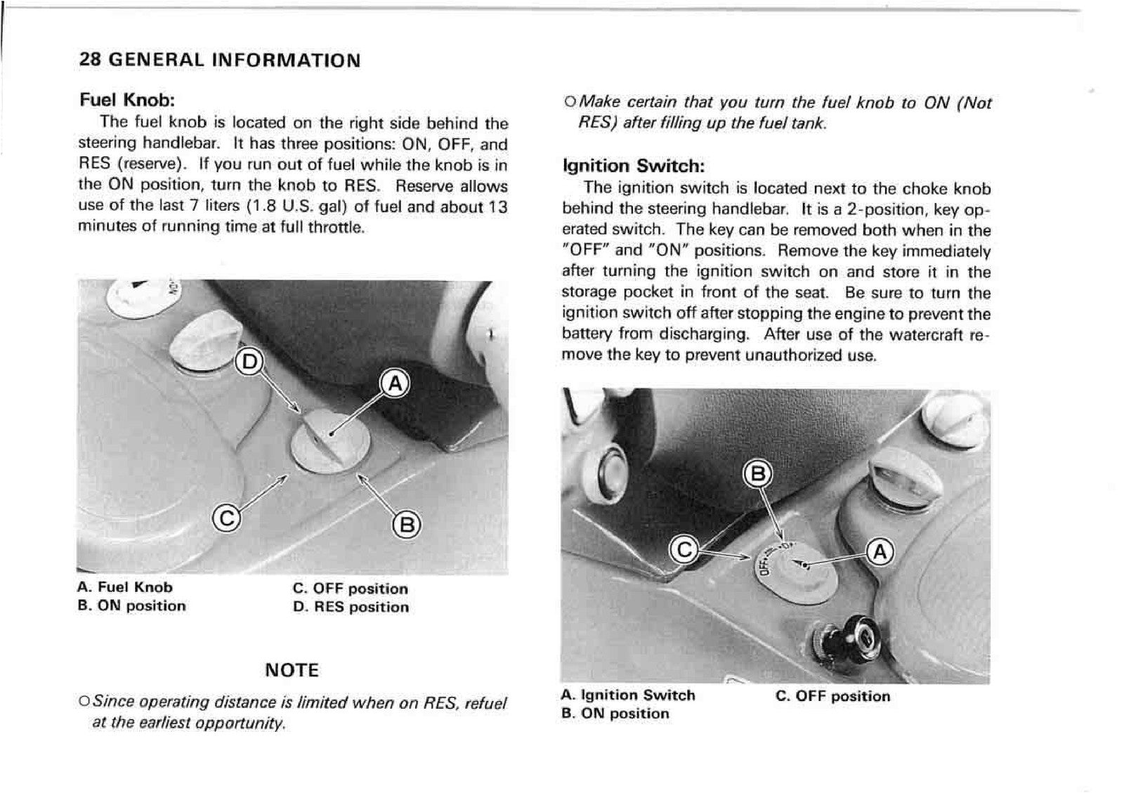 KAWASAKI Jet Ski 750 ZXi Owners Manual 2 - STEEL WIRE BOUND - TOUGH COVERS