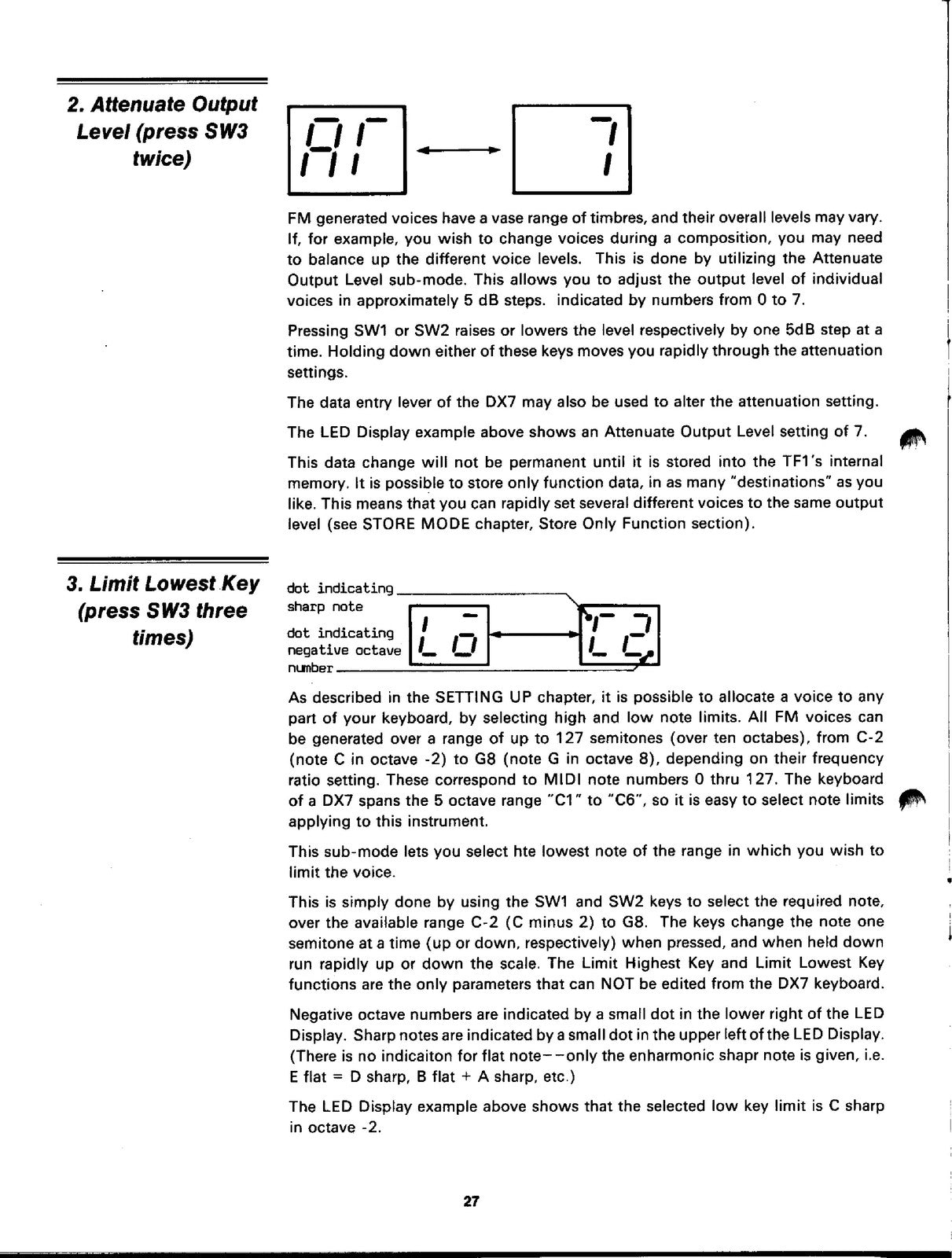 YAMAHA TX216 TX816 FM Tone Generator System Owners Manual - WIRE BOUND - COVERS