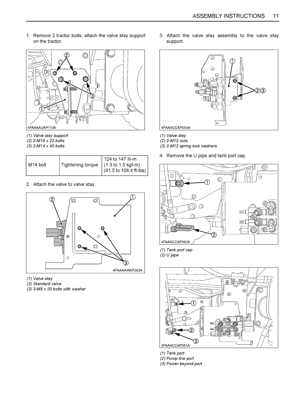KUBOTA LA1154A EA Loader Assembly Instructions Manual 2019, FOLDOUTS
