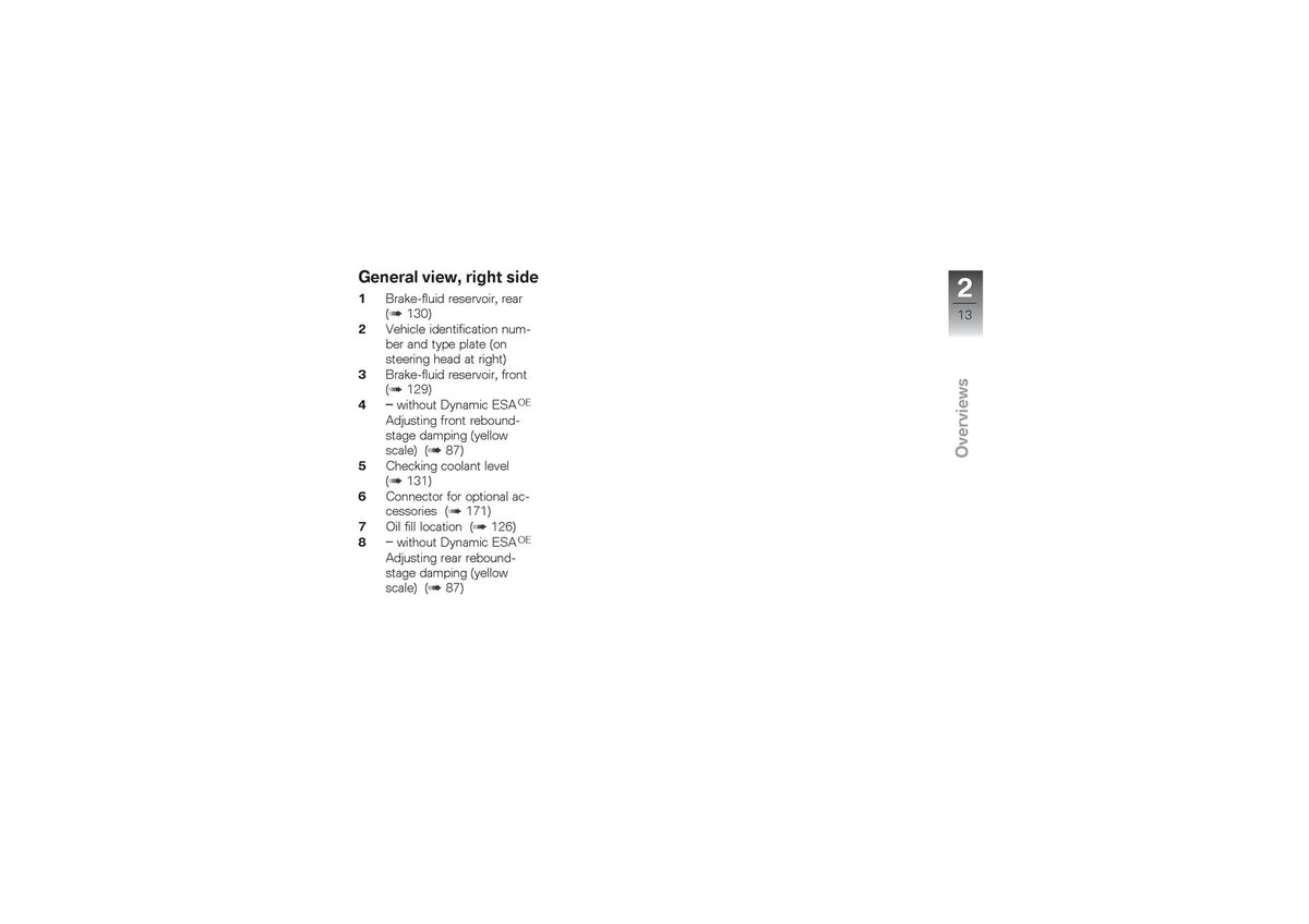 BMW S1000XR Motorcycle Owners Manual 2015 - STEEL WIRE BOUND - PROTECTIVE COVERS