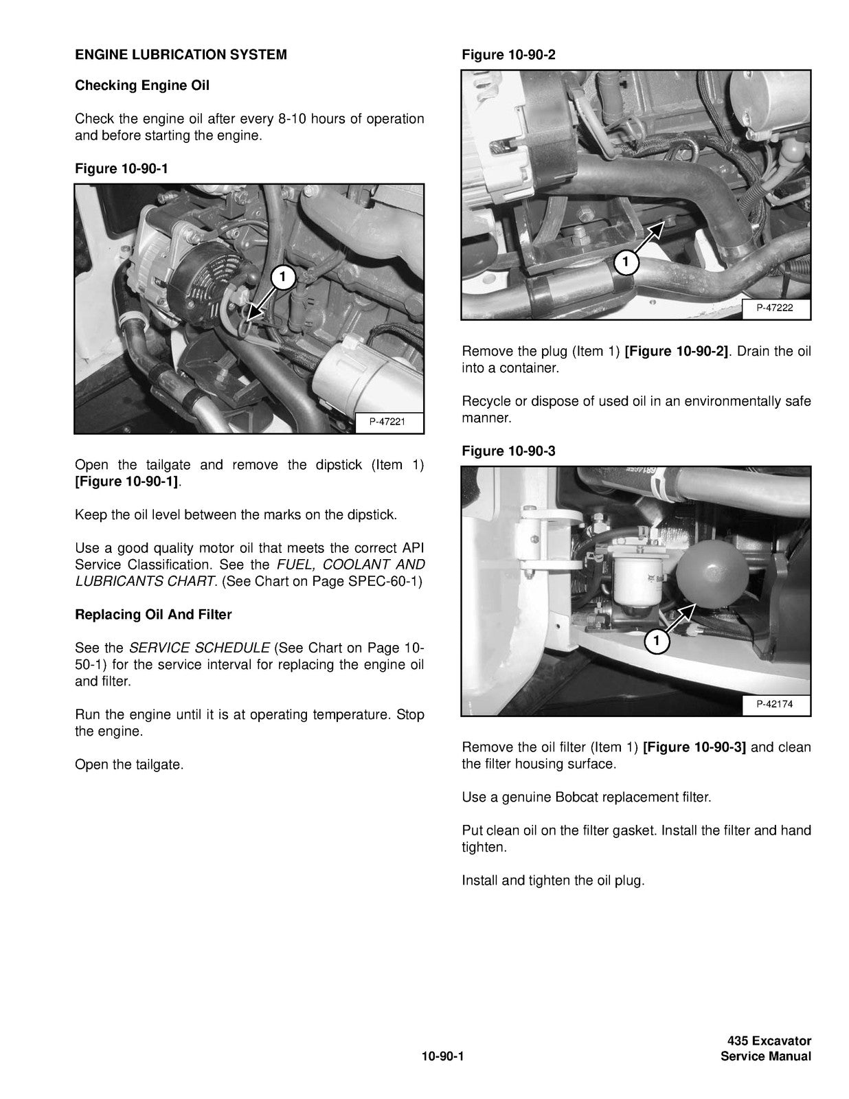 BOBCAT 435 Excavator Service Manual 2008 SN 562611001 Up, FOLDOUTS