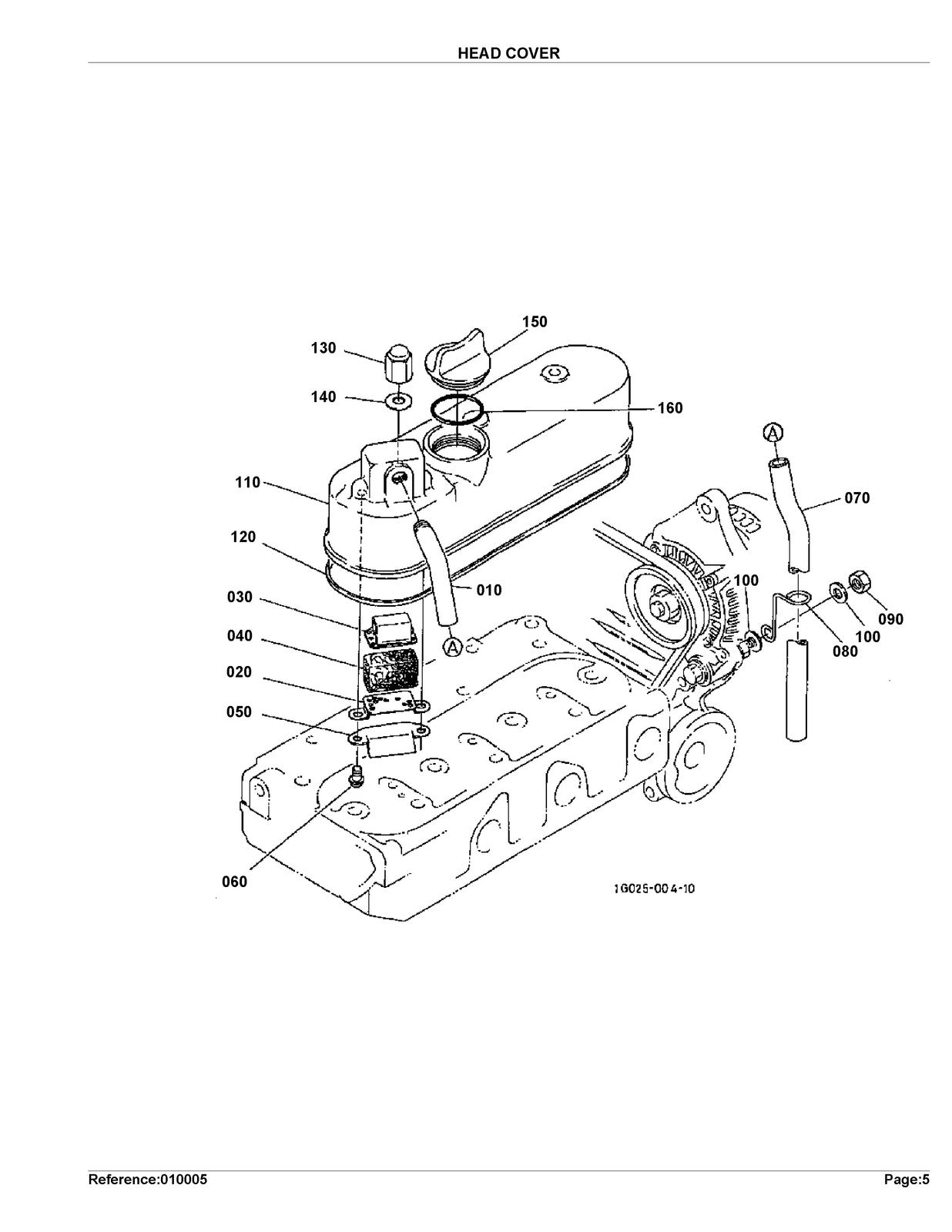 KUBOTA G2160 Parts Manual - STEEL WIRE BOUND - PROTECTIVE COVERS