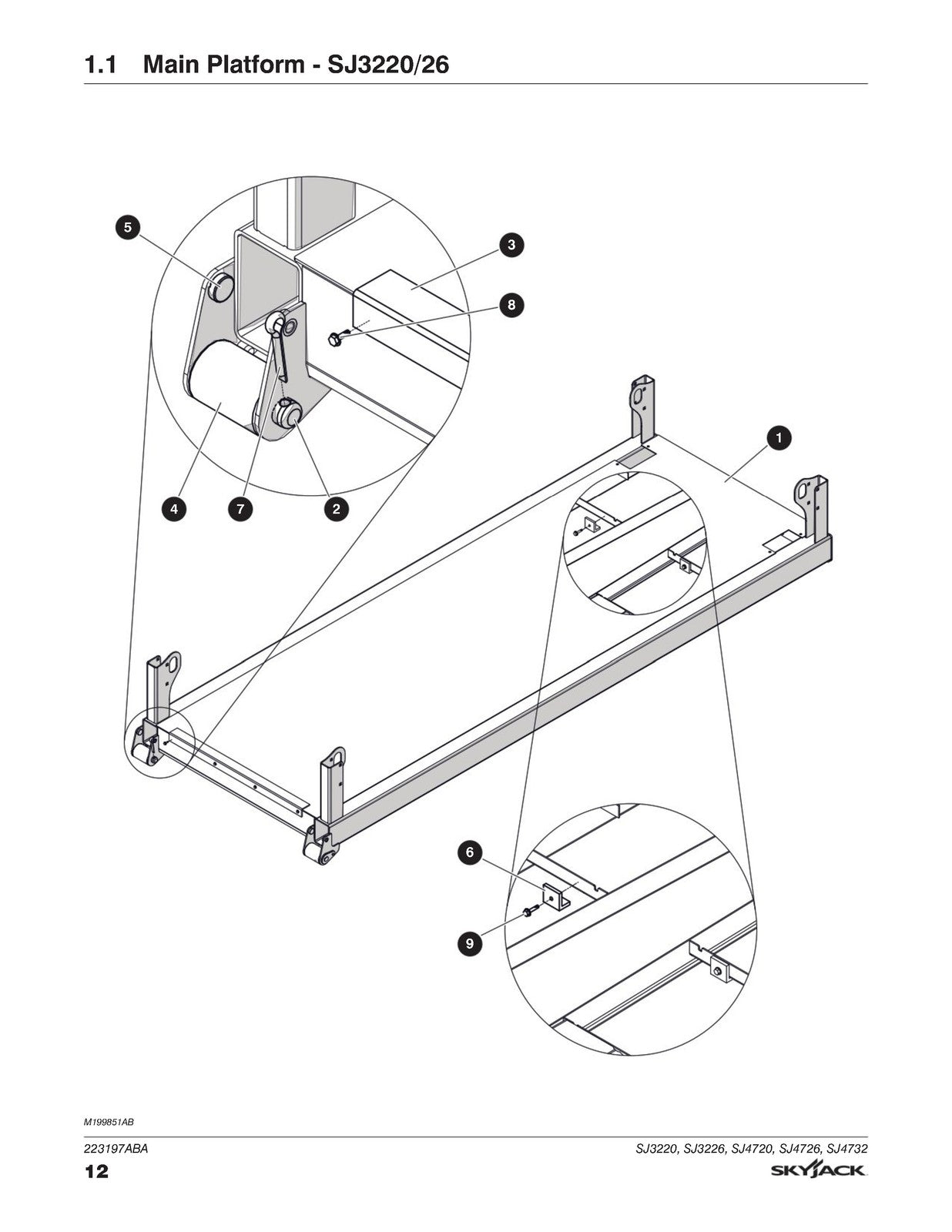SKYJACK SJ3220 SJ3226 SJ4720 SJ4726 SJ4732 Scissor Lift Parts Manual 2020