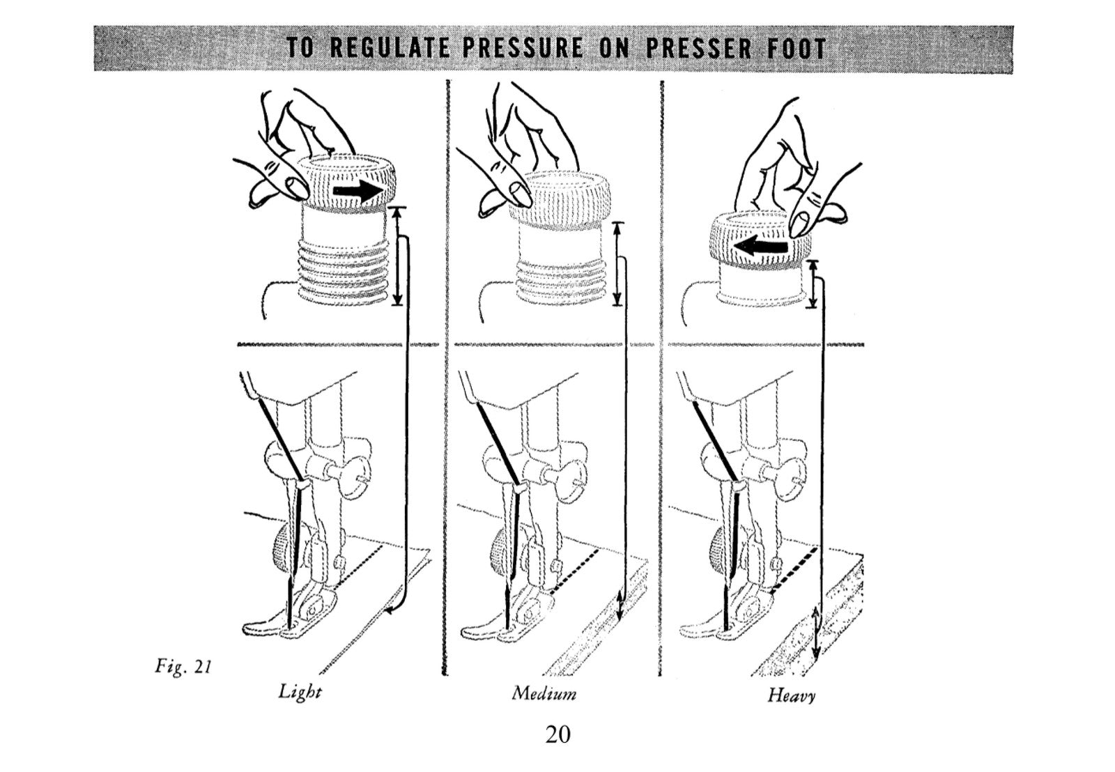 SINGER 201 Sewing Machine Instructions For Using Manual 1957 - WIRE BOUND