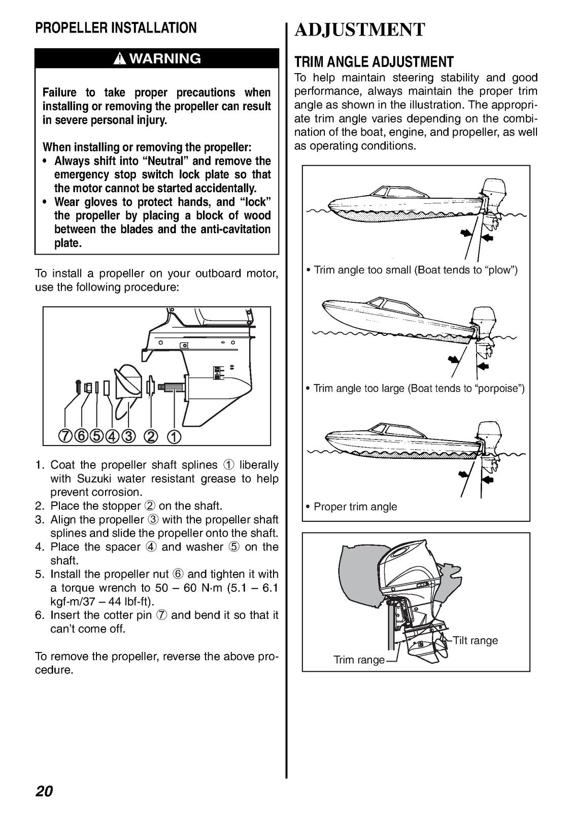 SUZUKI DF150AP DF175AP DF200AP Outboard Owners Manual - WIRE BOUND - COVERS