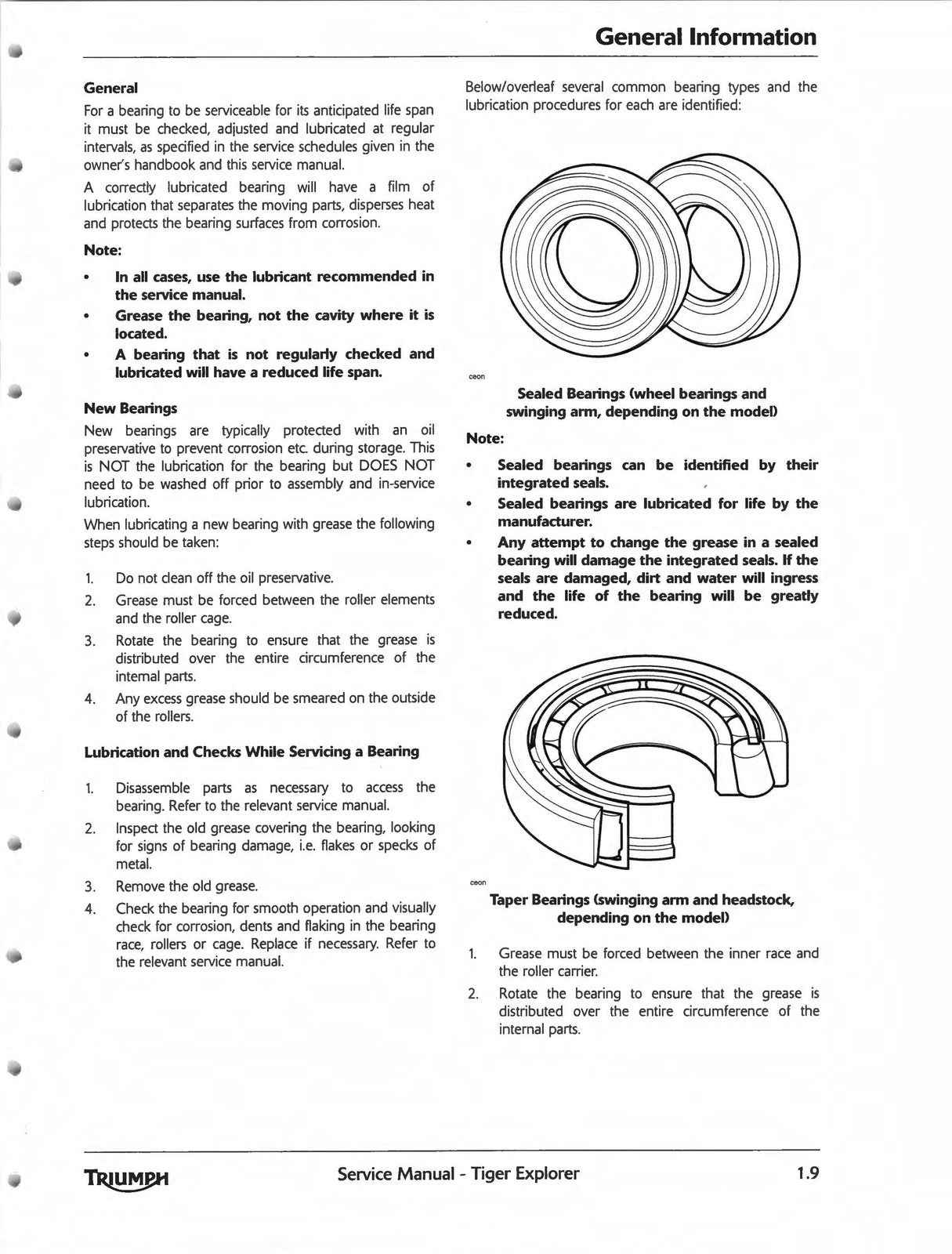 TRIUMPH Tiger Explorer 1200 Motorcycle Service Manual 2012-2015, FOLDOUTS