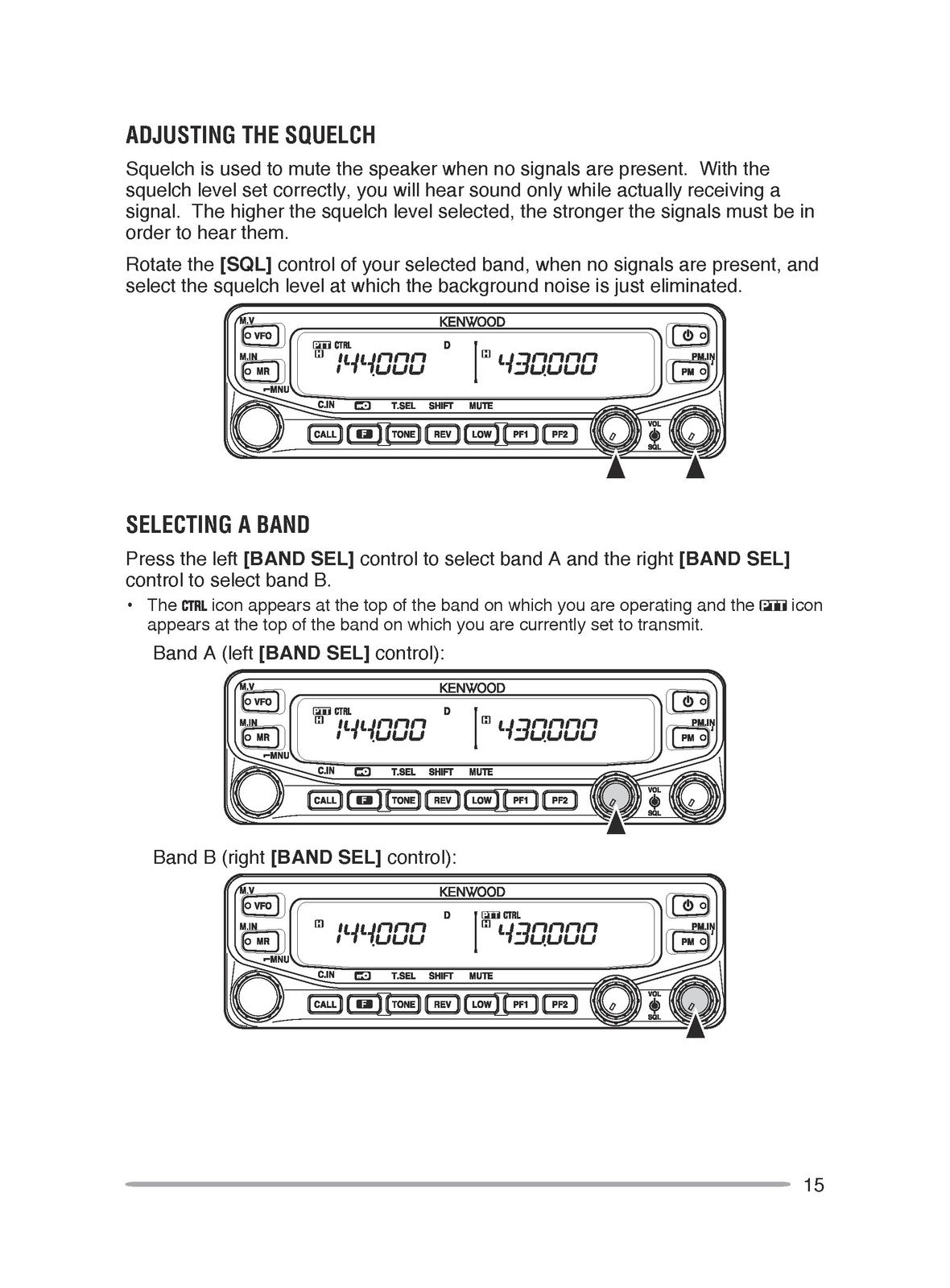 KENWOOD TM-V71A TM-V71E FM Dual Bander Instruction Manual - WIRE BOUND - COVERS