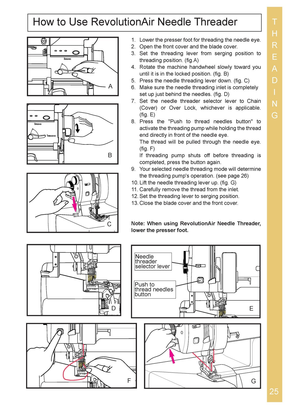 BABY LOCK Triumph BLETS8 Overlock Serger Instruction Manual - BOUND - COVERS
