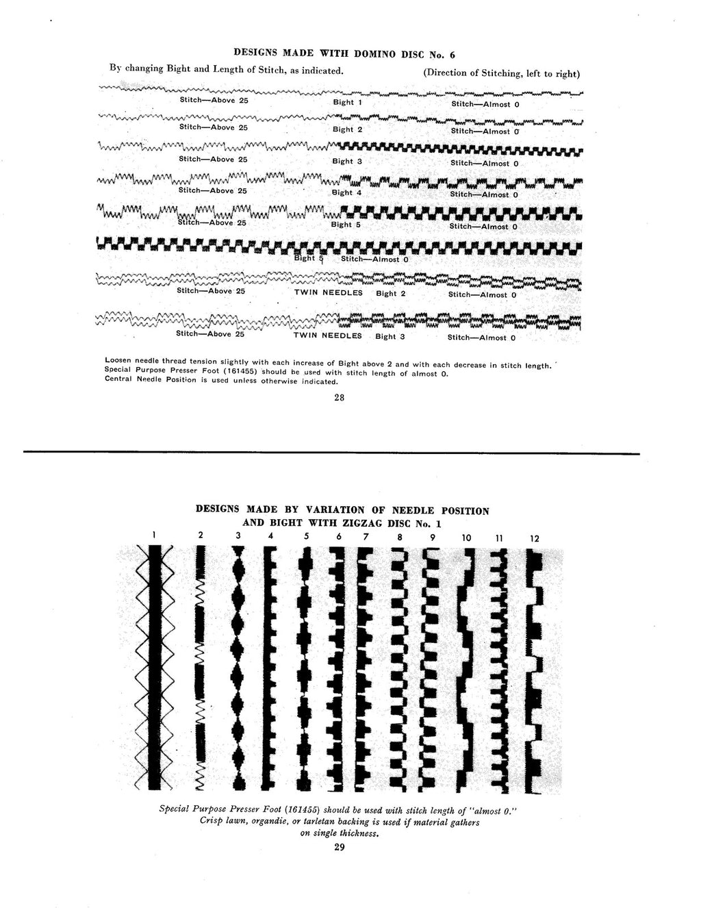 SINGER 306K 306W Sewing Machine Manual - STEEL WIRE BOUND - TOUGH COVERS